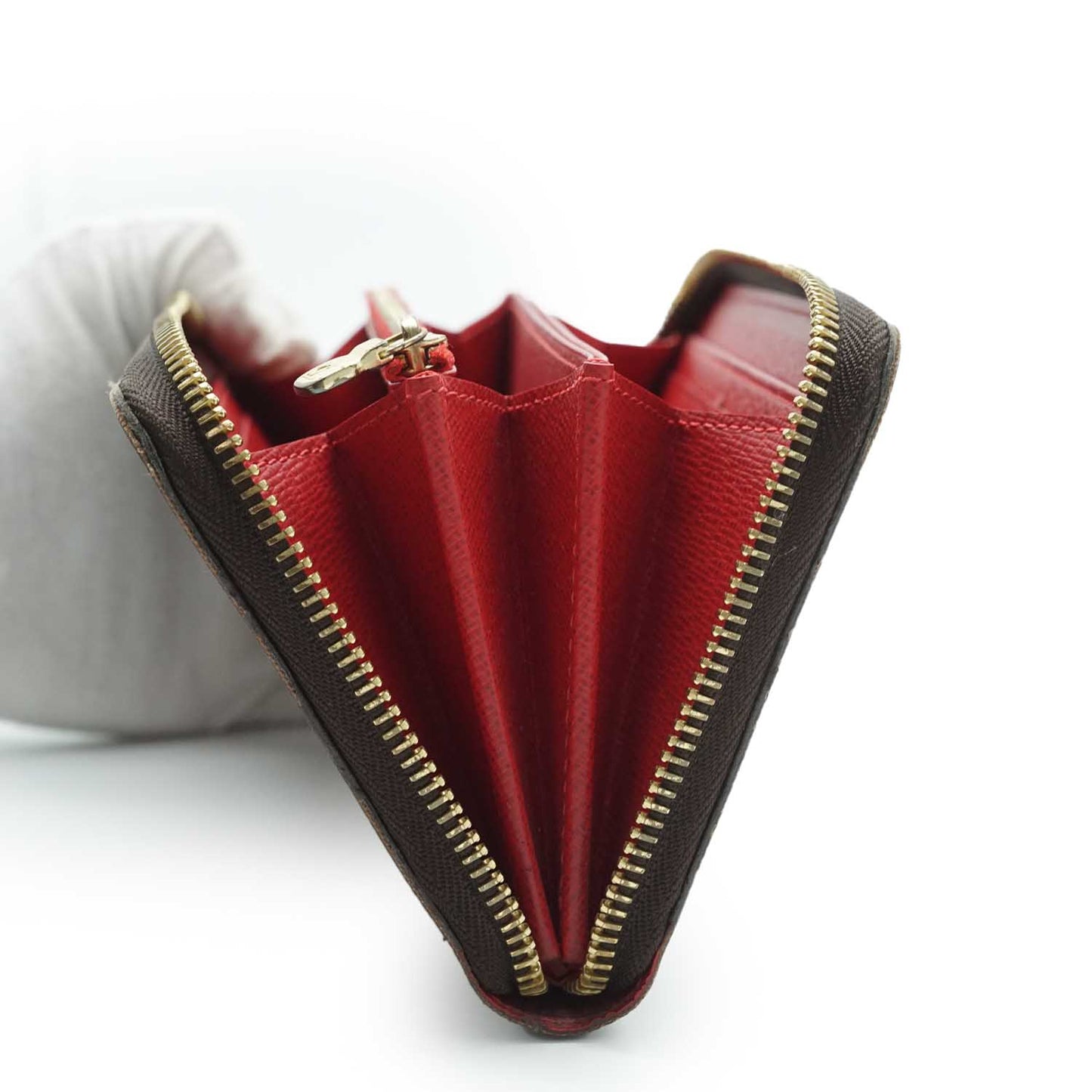 Monogram Sticker Zippy Long Wallet