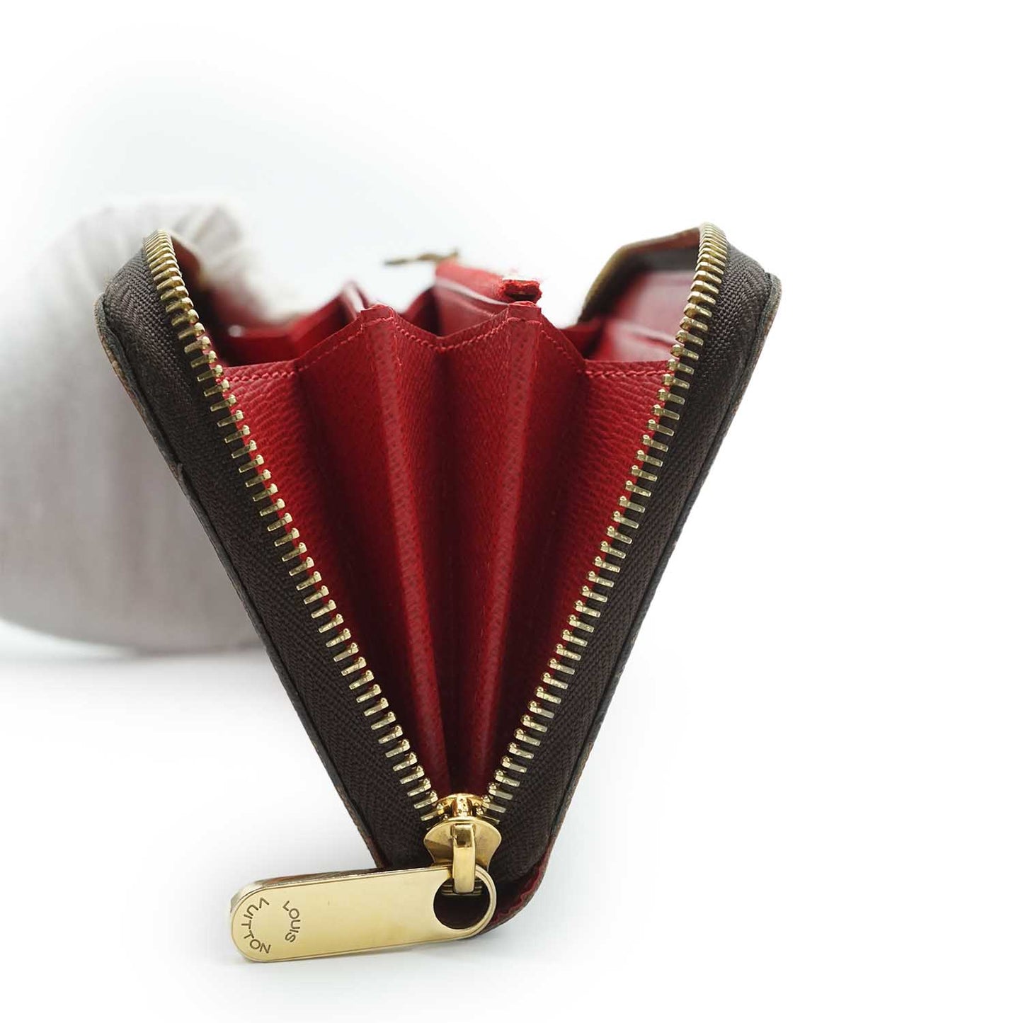 Monogram Sticker Zippy Long Wallet