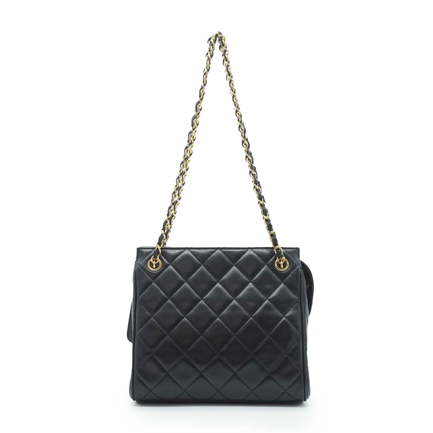 Matelasse Lambskin Chain Shoulder Tote