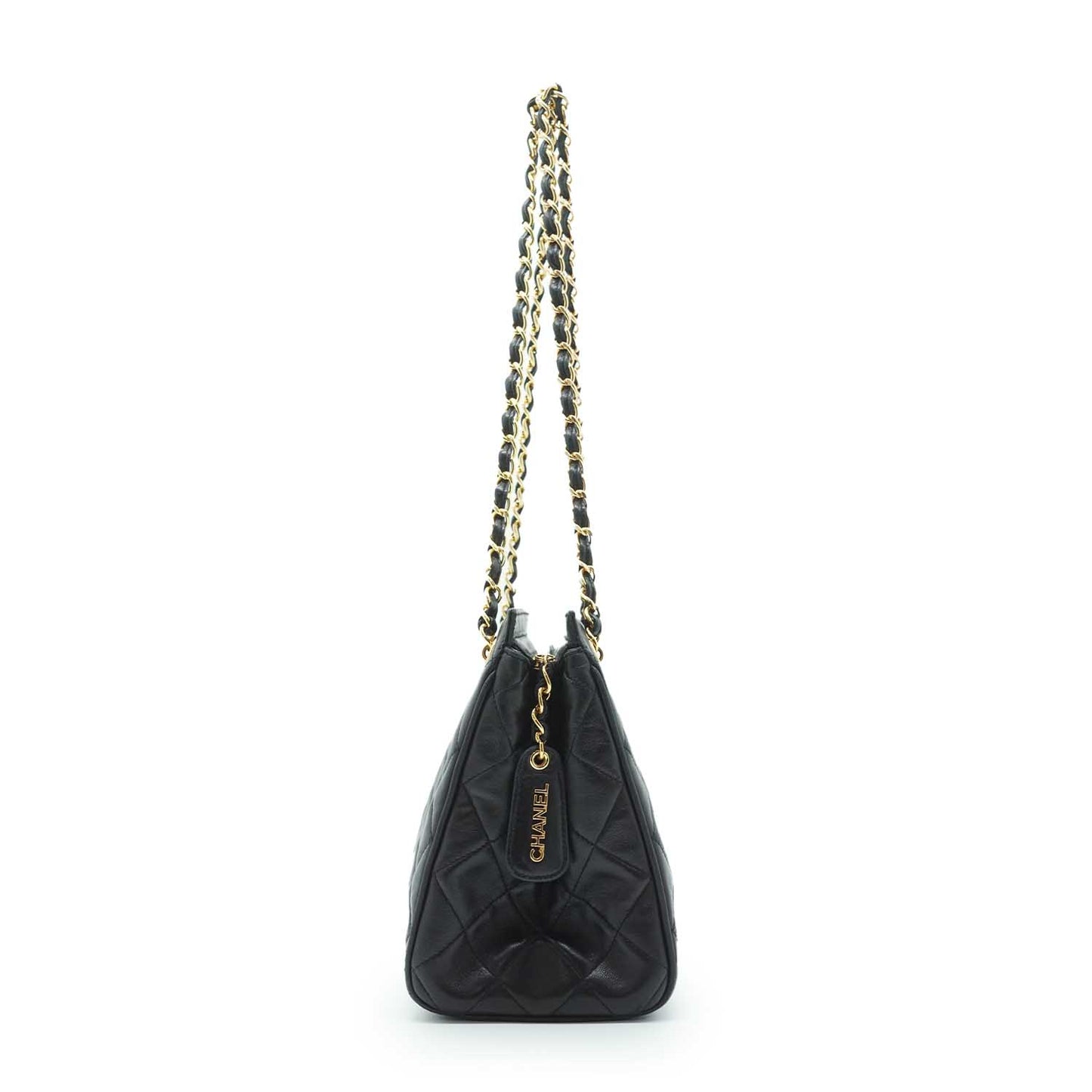 Matelasse Lambskin Chain Shoulder Tote