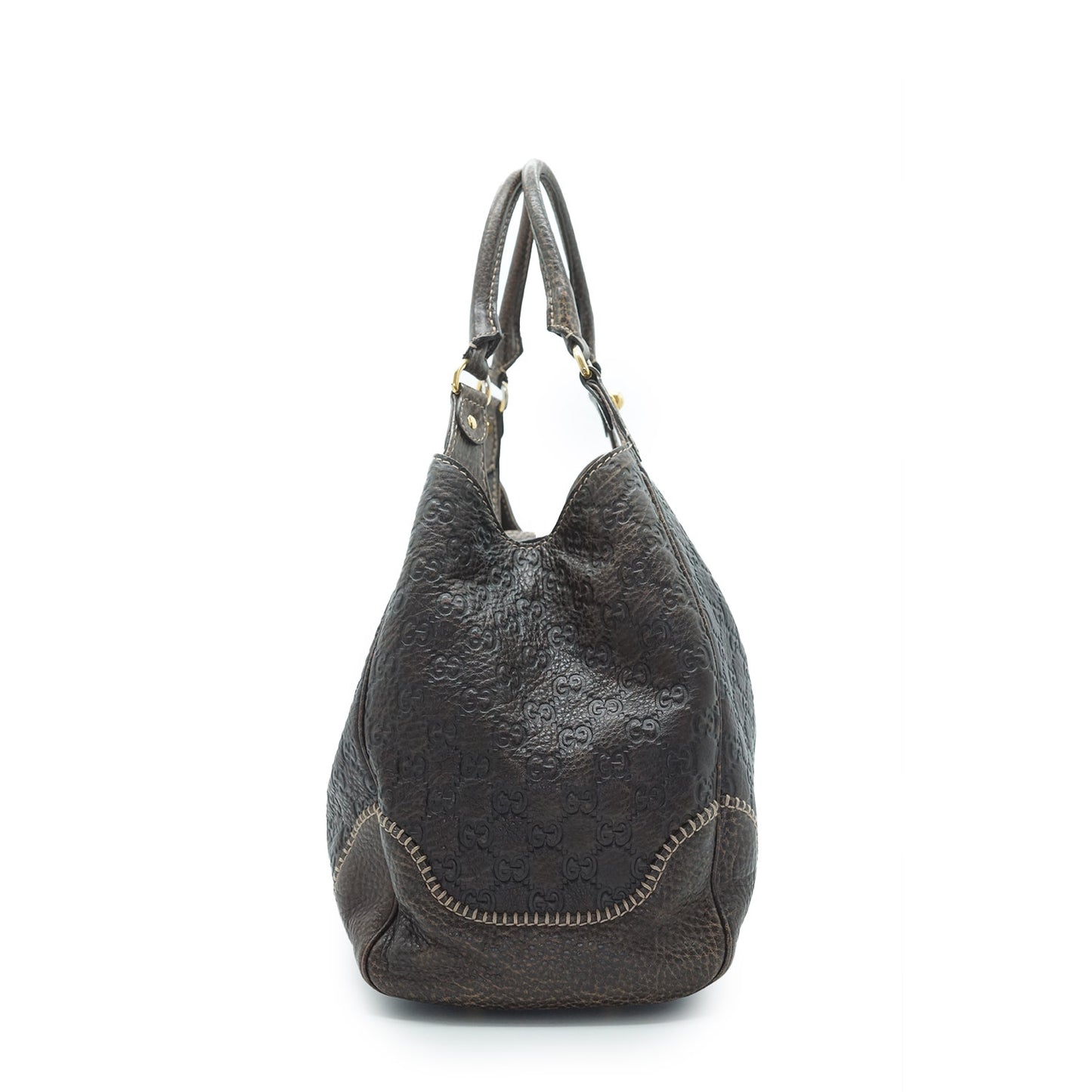 Guccissima Horsebit Large New Pelham Shoulder Tote