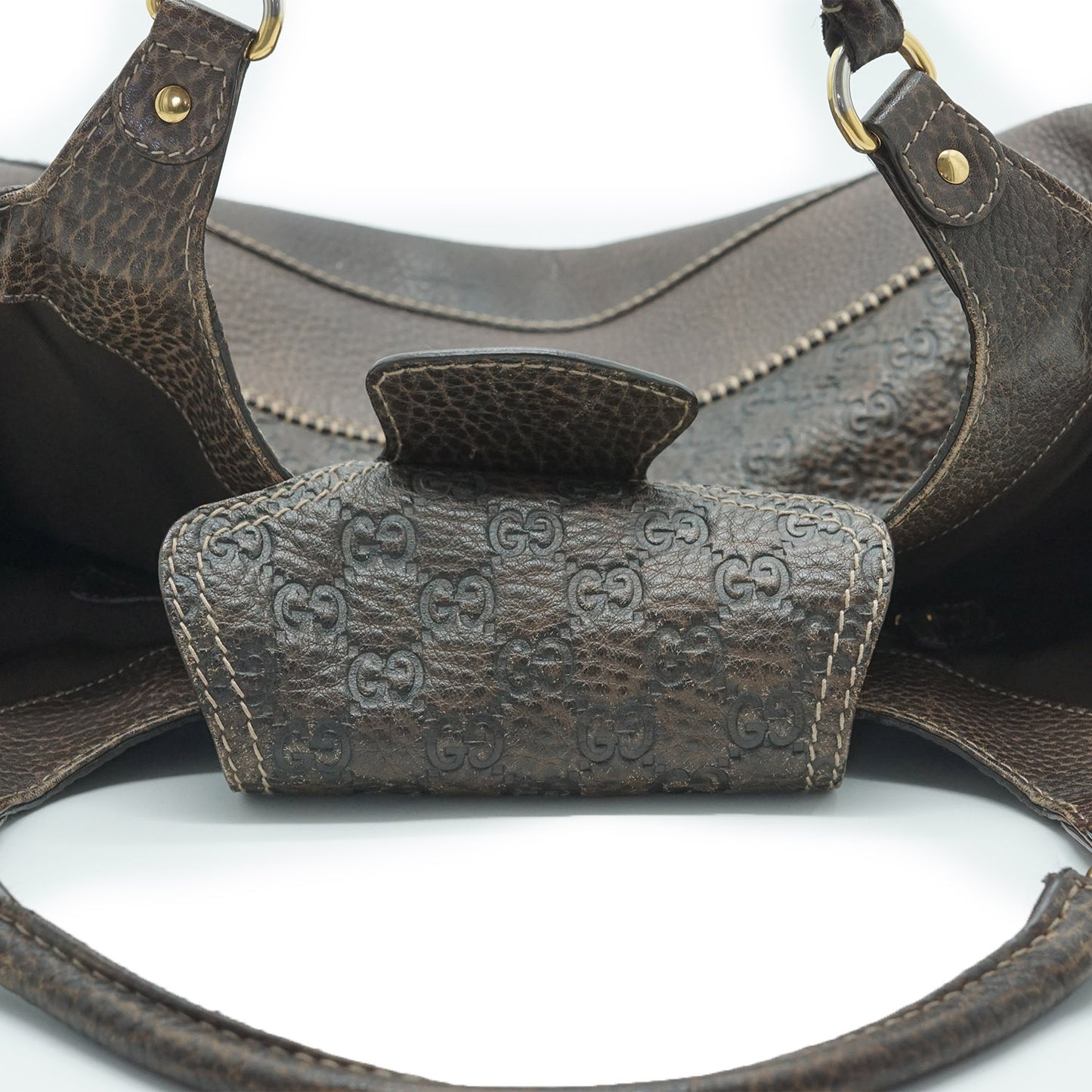 Guccissima Horsebit Large New Pelham Shoulder Tote