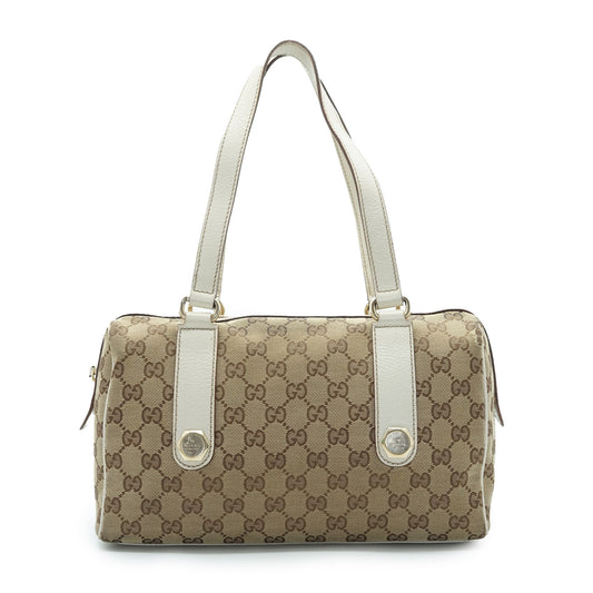 GG Canvas Boston Bag