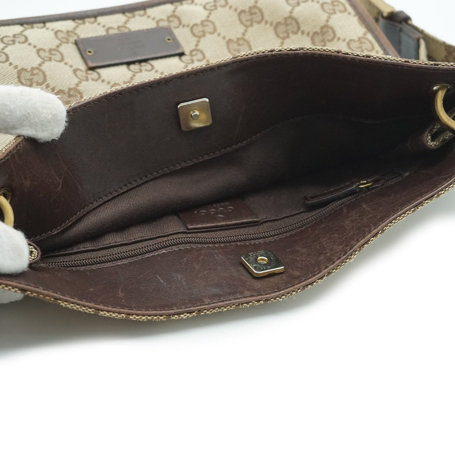 GG Canvas Messenger Crossbody Bag