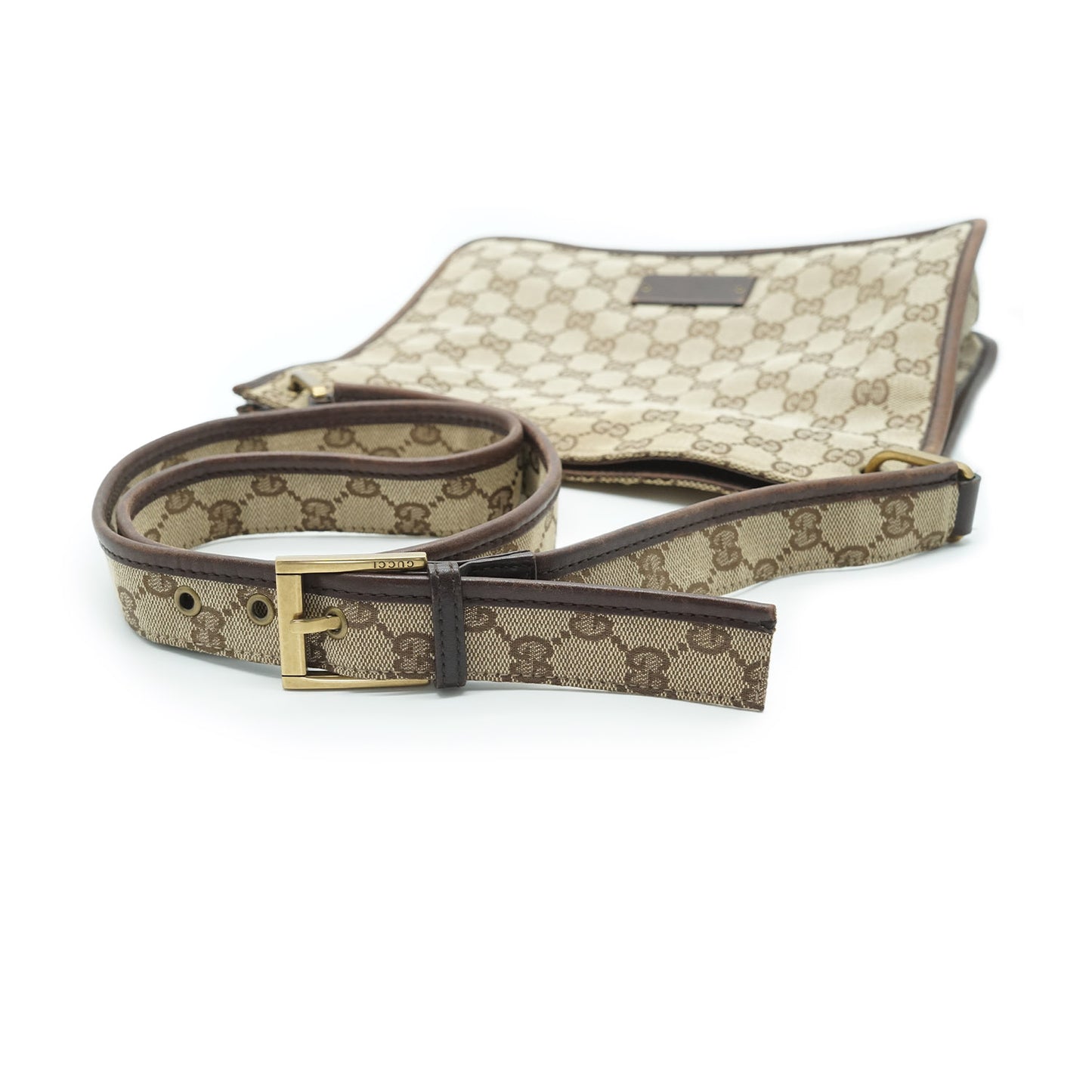 GG Canvas Messenger Crossbody Bag