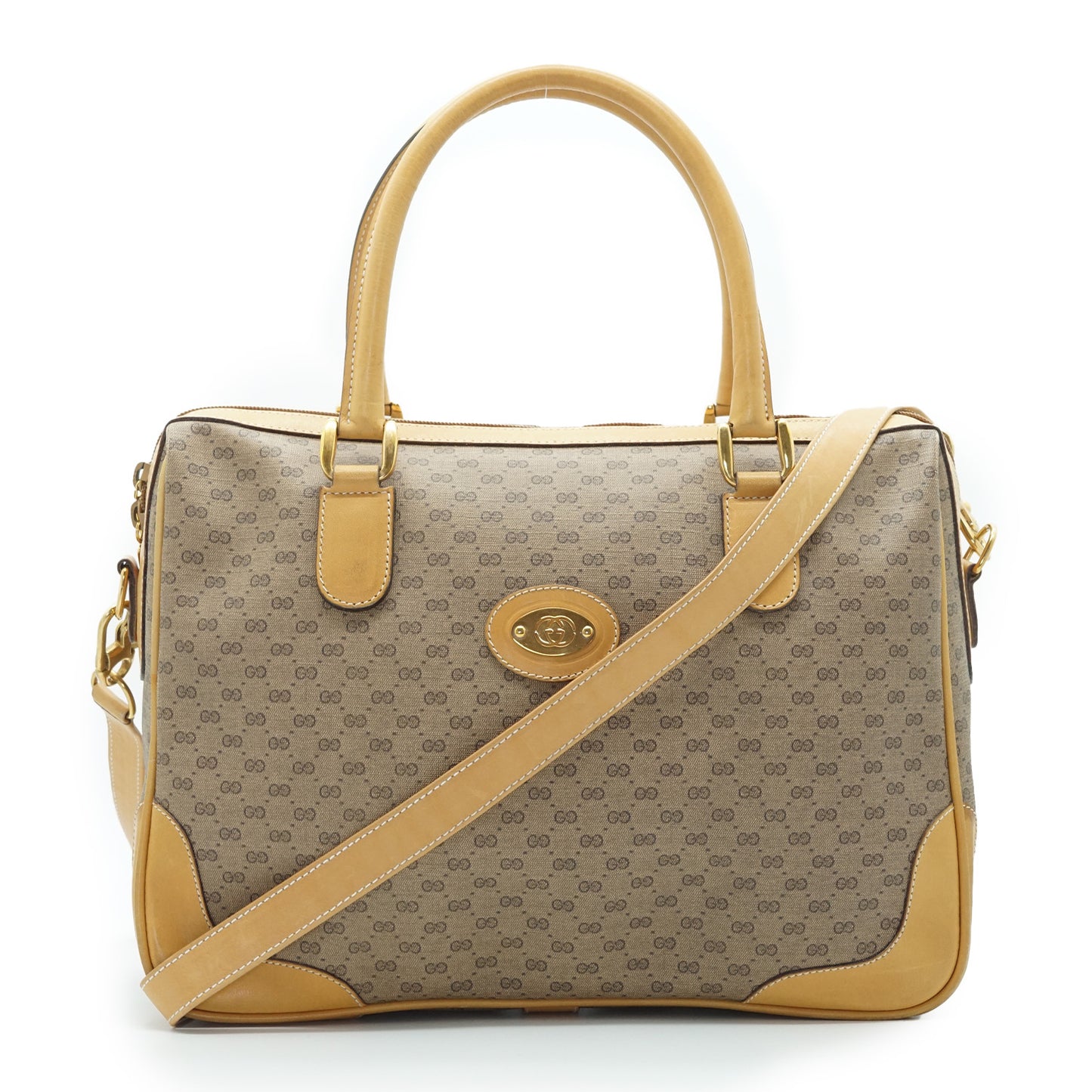 Vintage Micro GG Monogram 2way Boston Bag