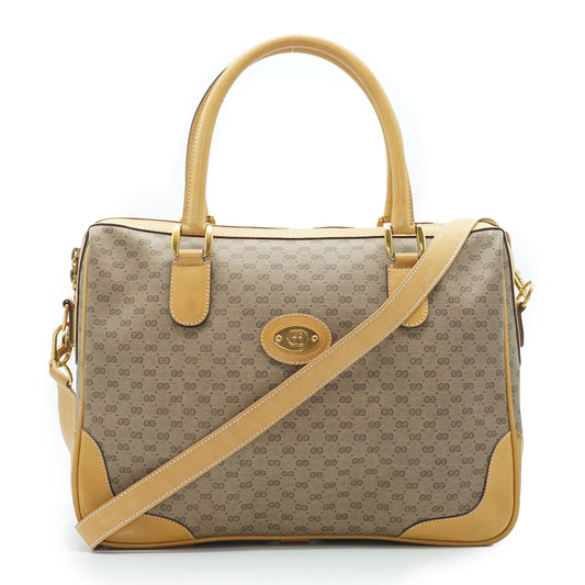 Vintage Micro GG Monogram 2way Boston Bag