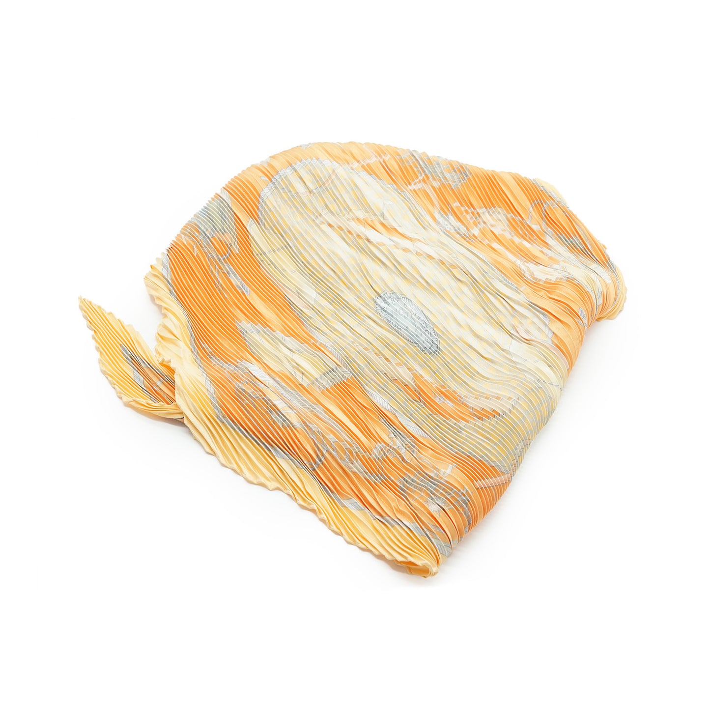 Silk Pleated Scarf 140 Les Voitures A Transformation by La Perriere