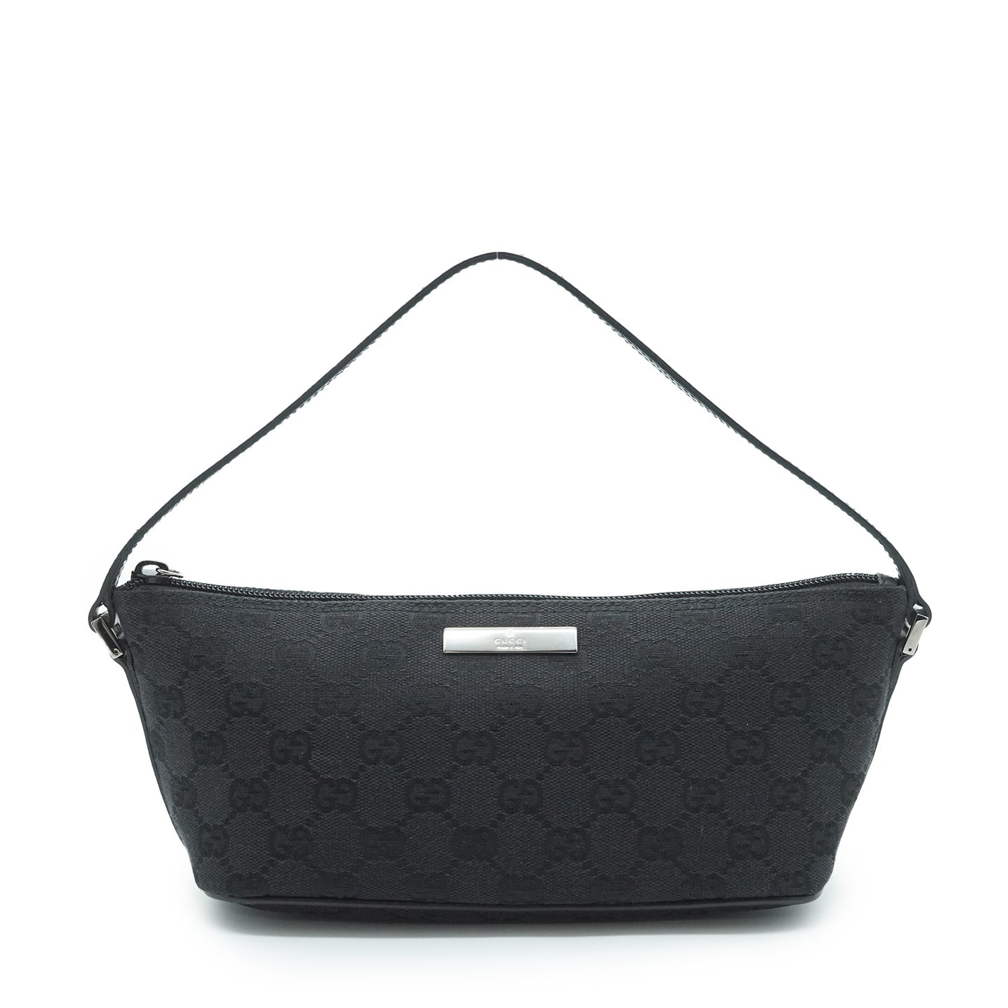 GG Canvas Boat Pochette