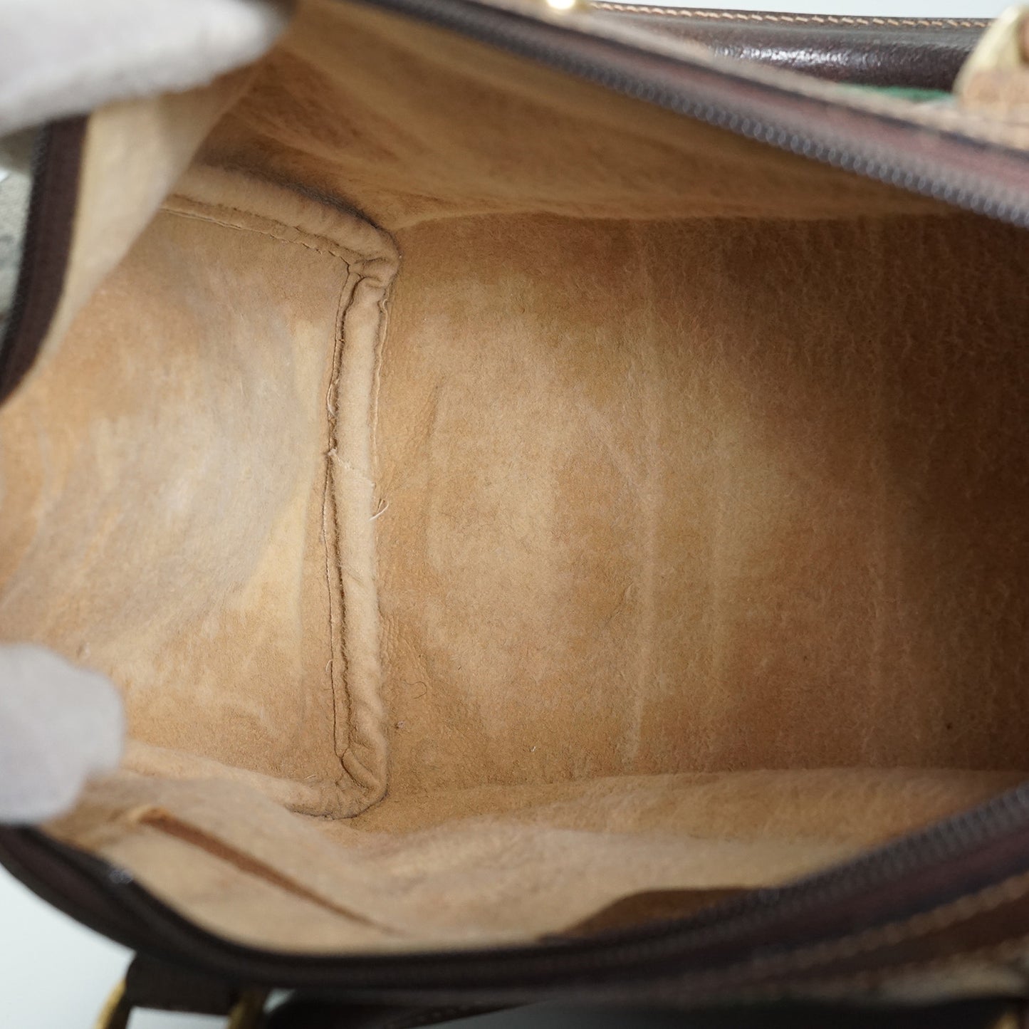 GG Supreme Sherry Line Vintage Ophidia Boston Bag