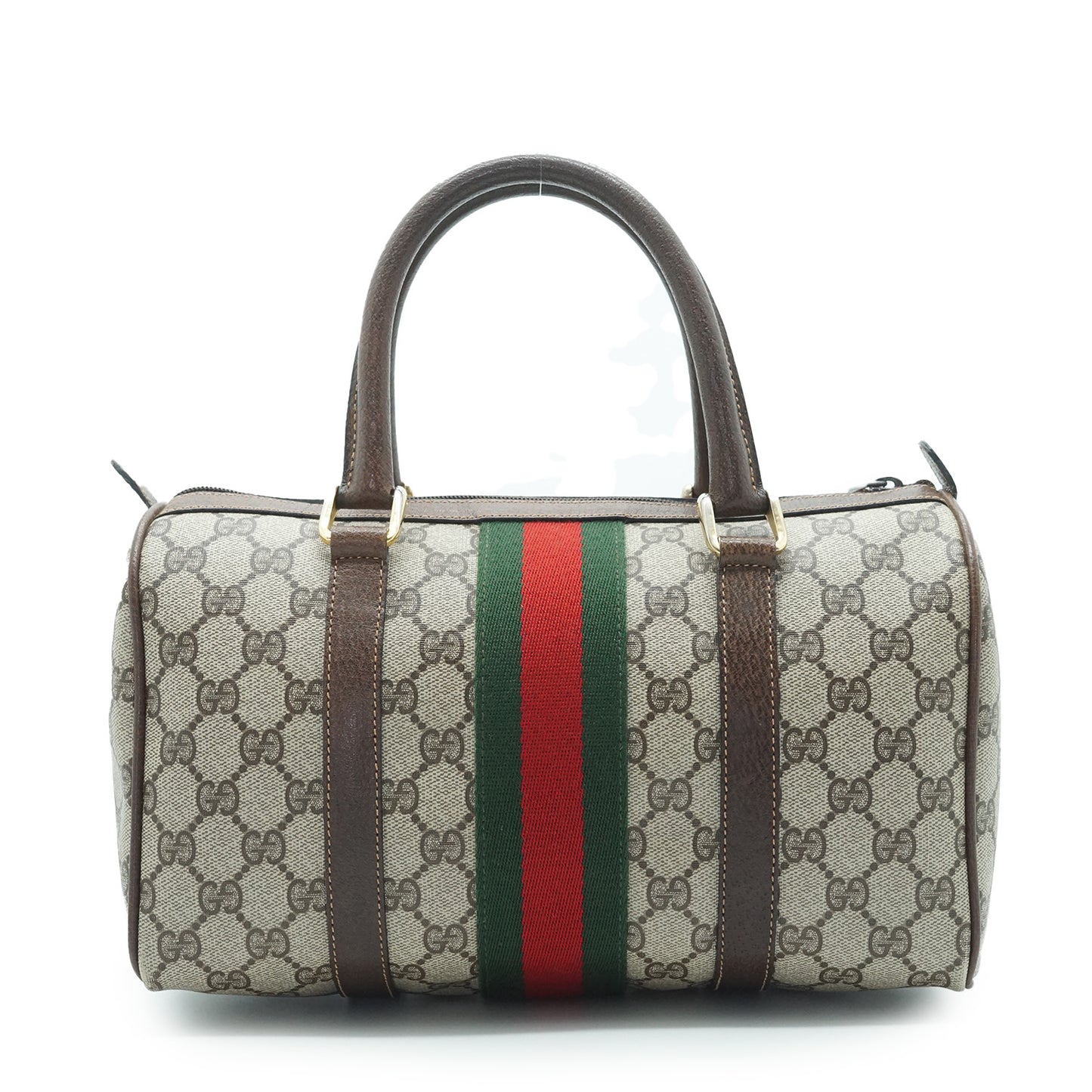 GG Supreme Sherry Line Vintage Ophidia Boston Bag