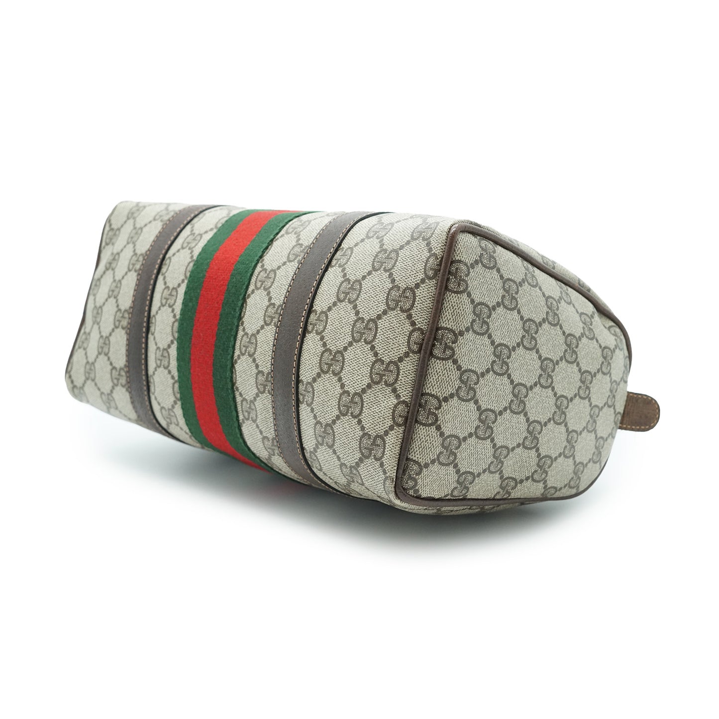 GG Supreme Sherry Line Vintage Ophidia Boston Bag