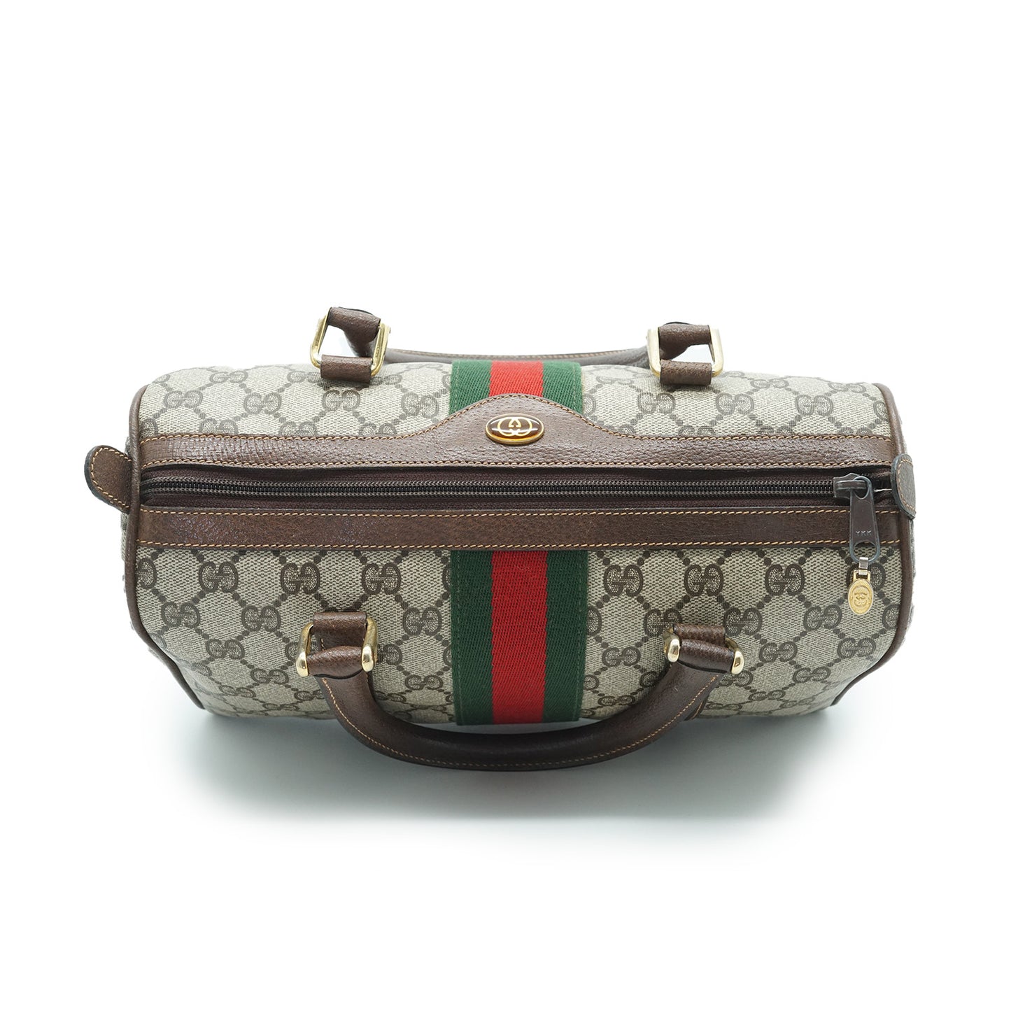 GG Supreme Sherry Line Vintage Ophidia Boston Bag