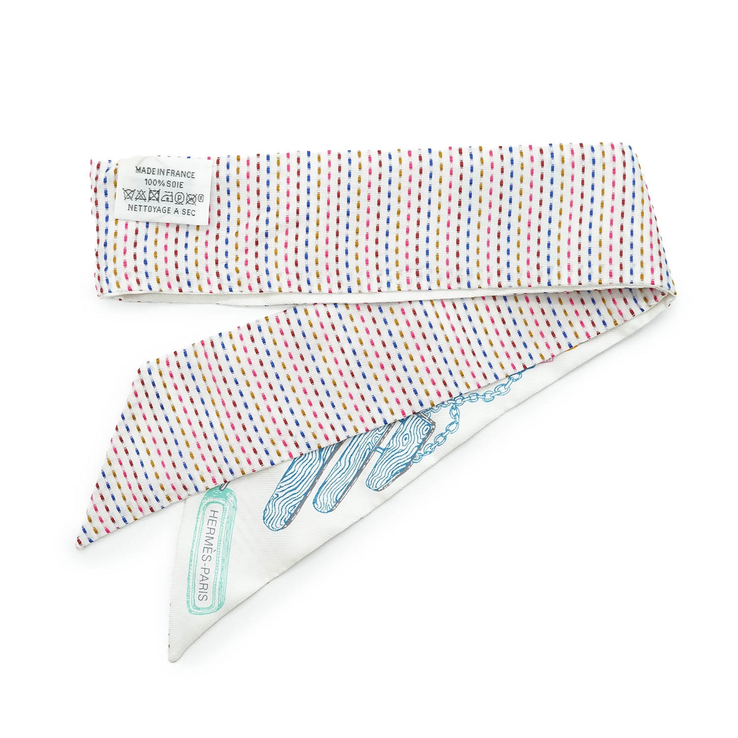 Chevaloscope Pointille Silk Twilly