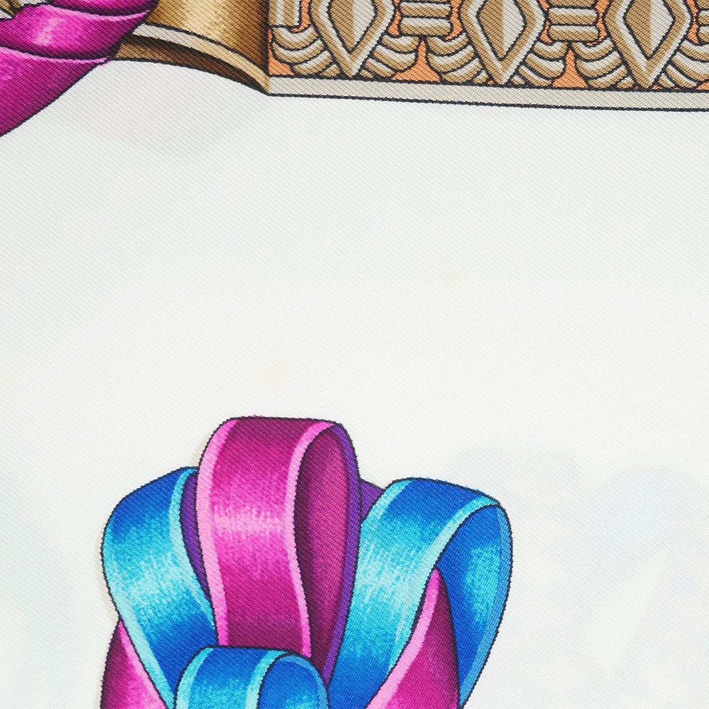 Les Rubans du Cheval Carre 90 Silk Scarf