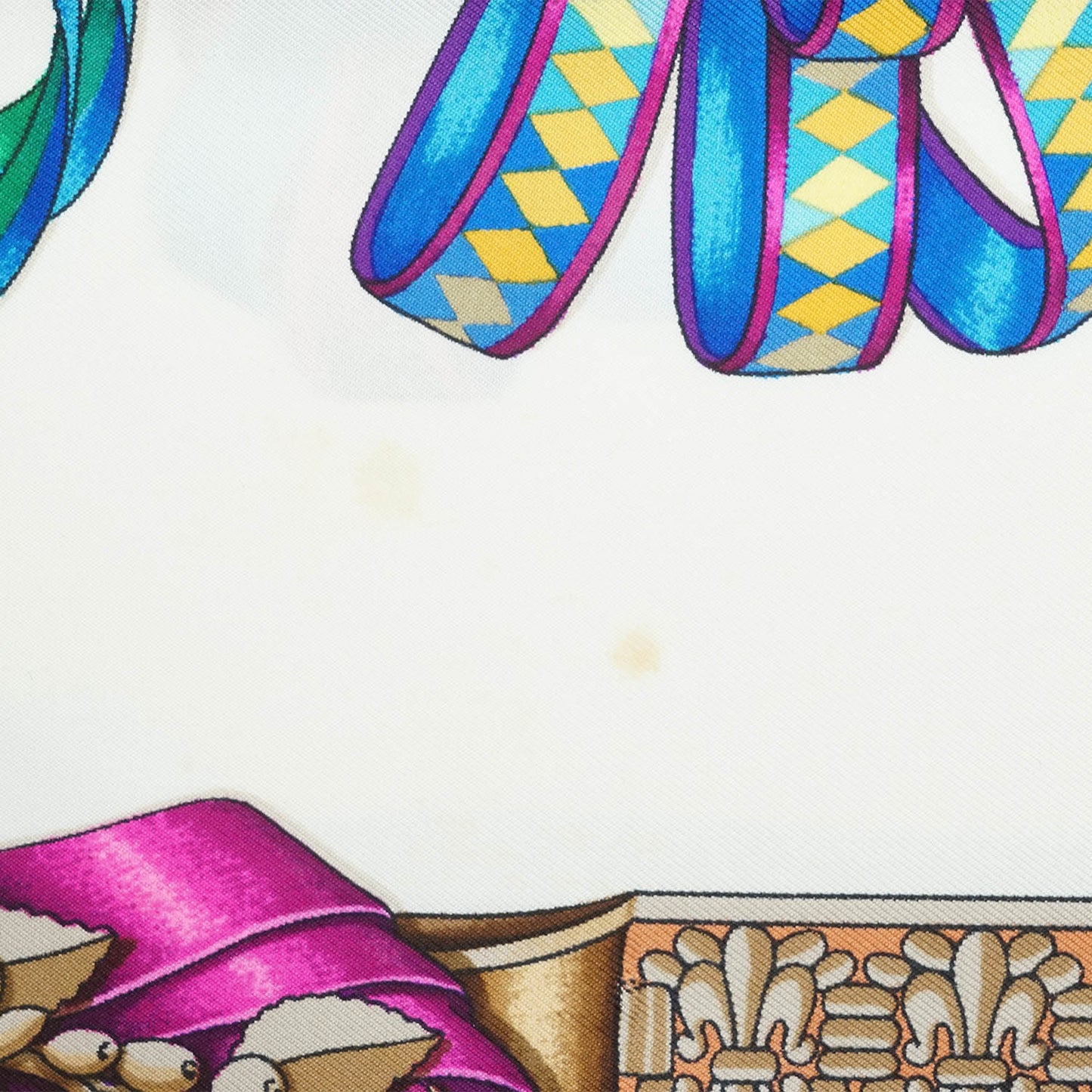 Les Rubans du Cheval Carre 90 Silk Scarf