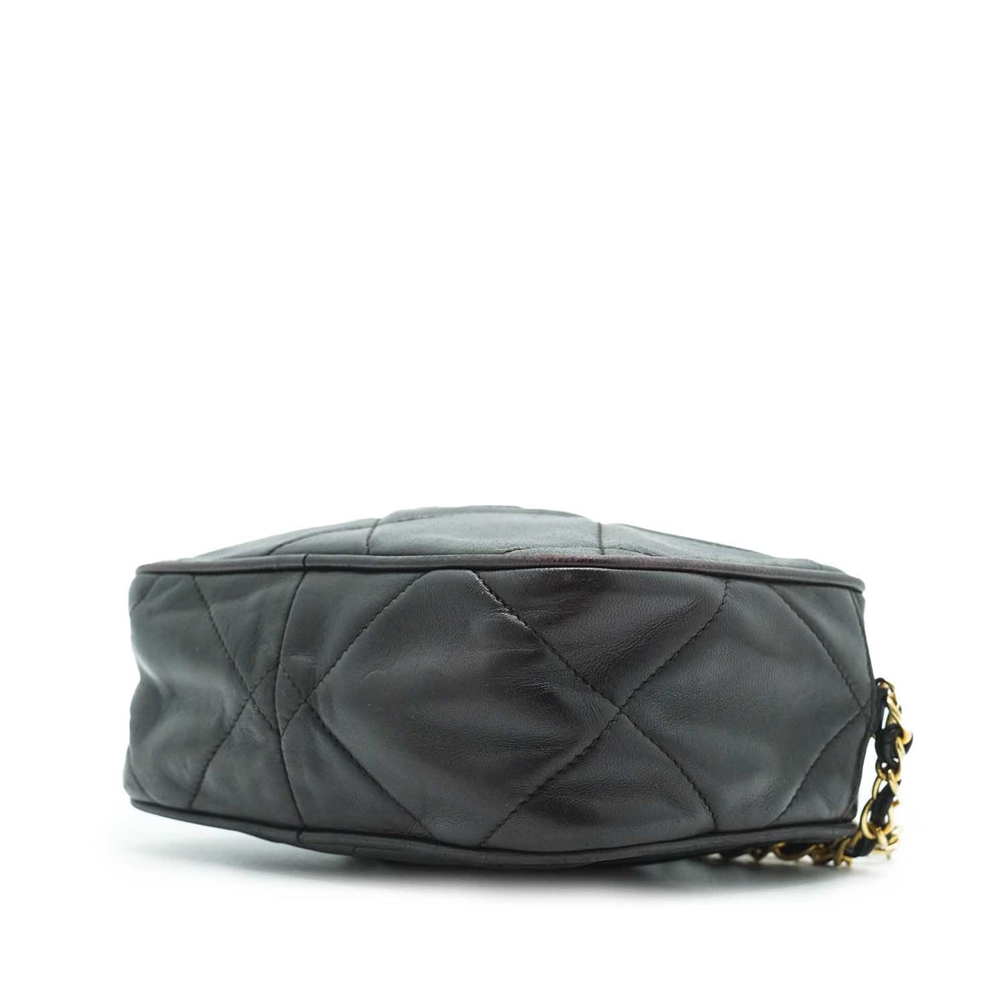 CC Lambskin Matelasse Fringe Chain Shoulder Camera Bag