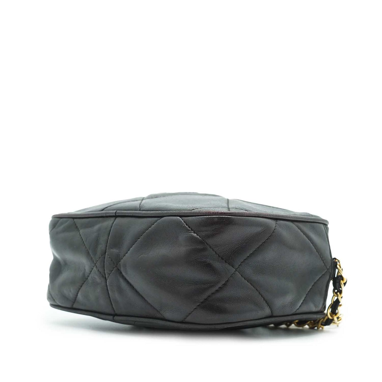 CC Lambskin Matelasse Fringe Chain Shoulder Camera Bag