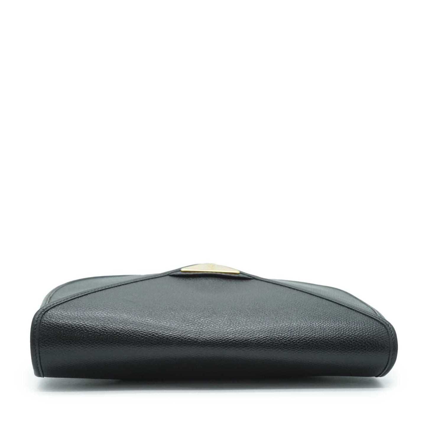 Vintage YSL Logo Plate Rounded Crossbody Bag