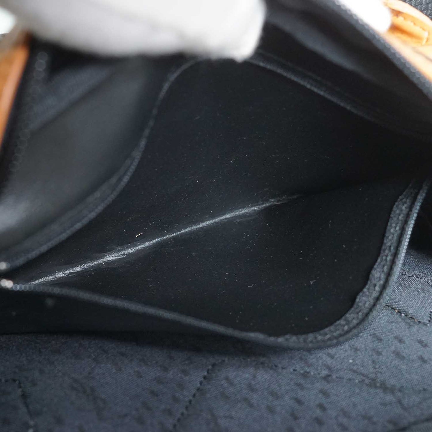 Vintage Canvas Leather Boston Bag