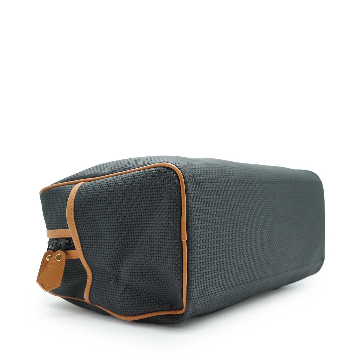 Vintage Canvas Leather Boston Bag