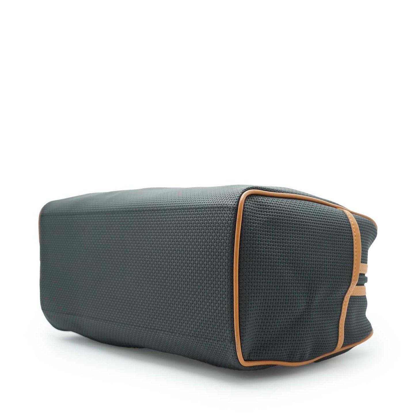 Vintage Canvas Leather Boston Bag