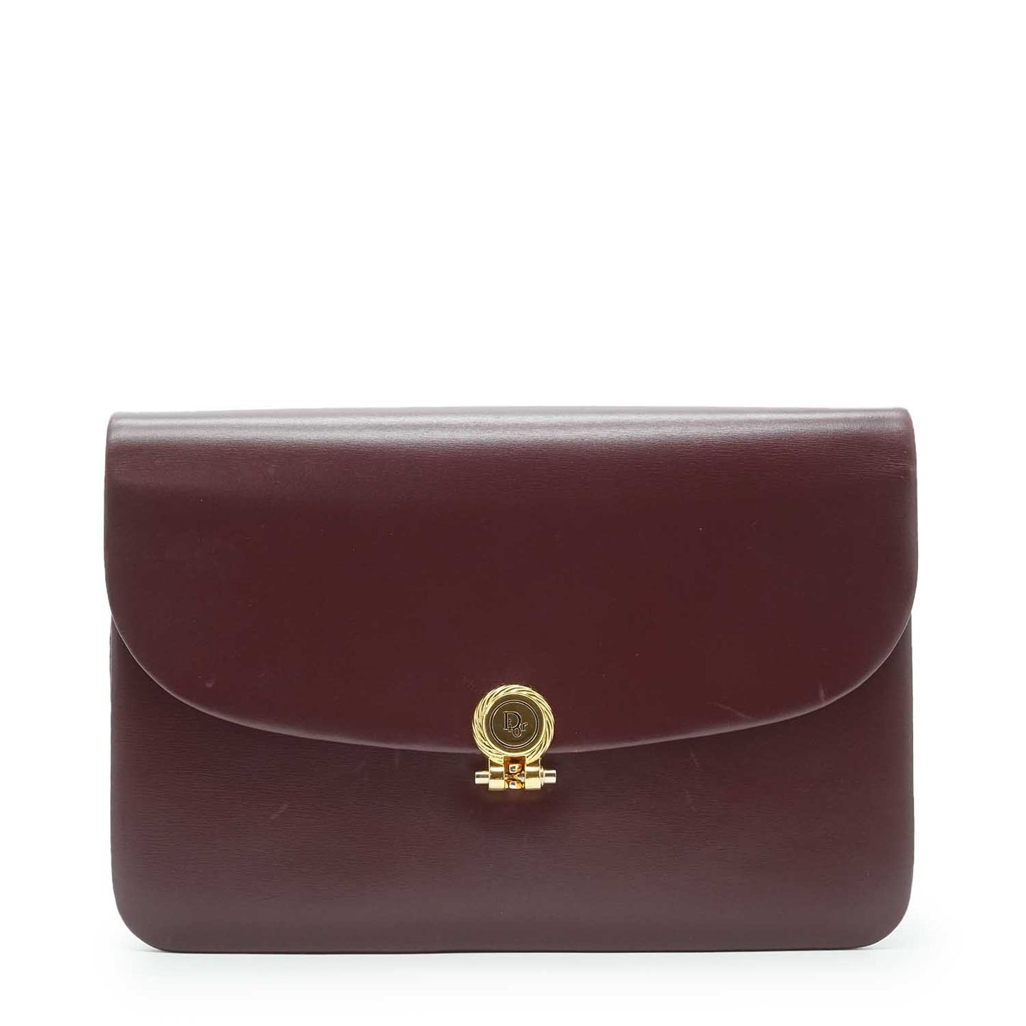 Vintage Leather Chain Shoulder Bag