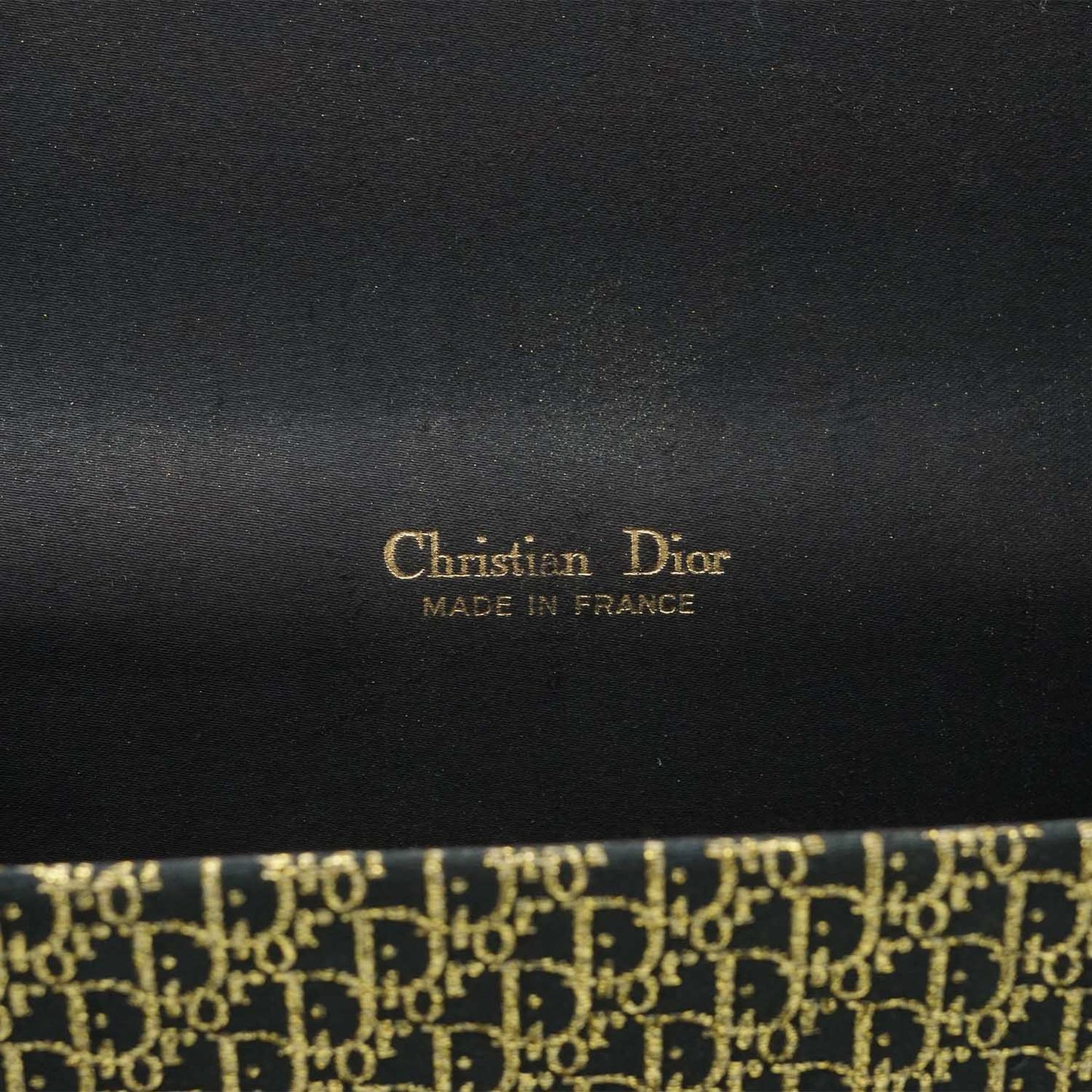 Metallic Gold Oblique Trotter Shoulder Bag