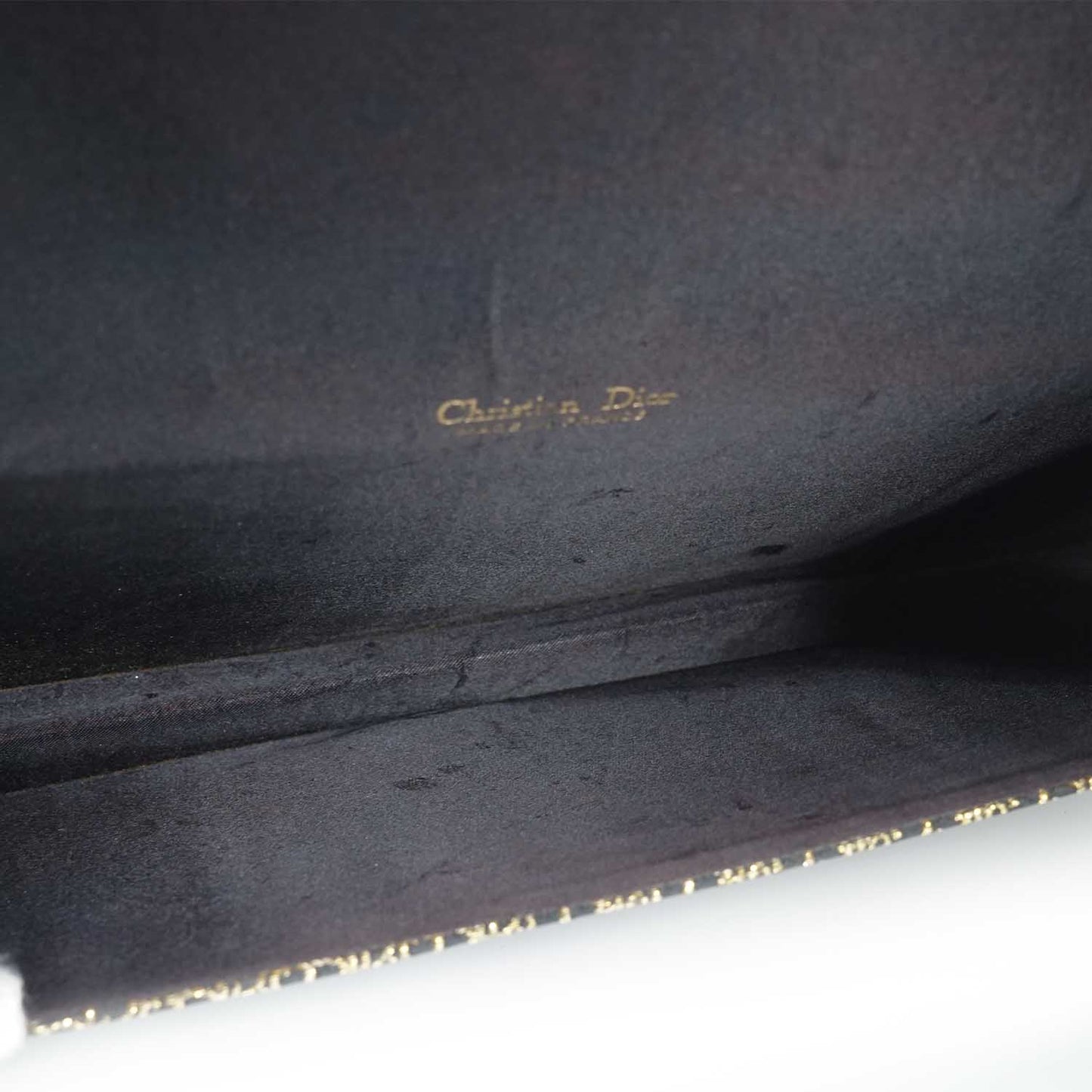 Metallic Gold Oblique Trotter Shoulder Bag