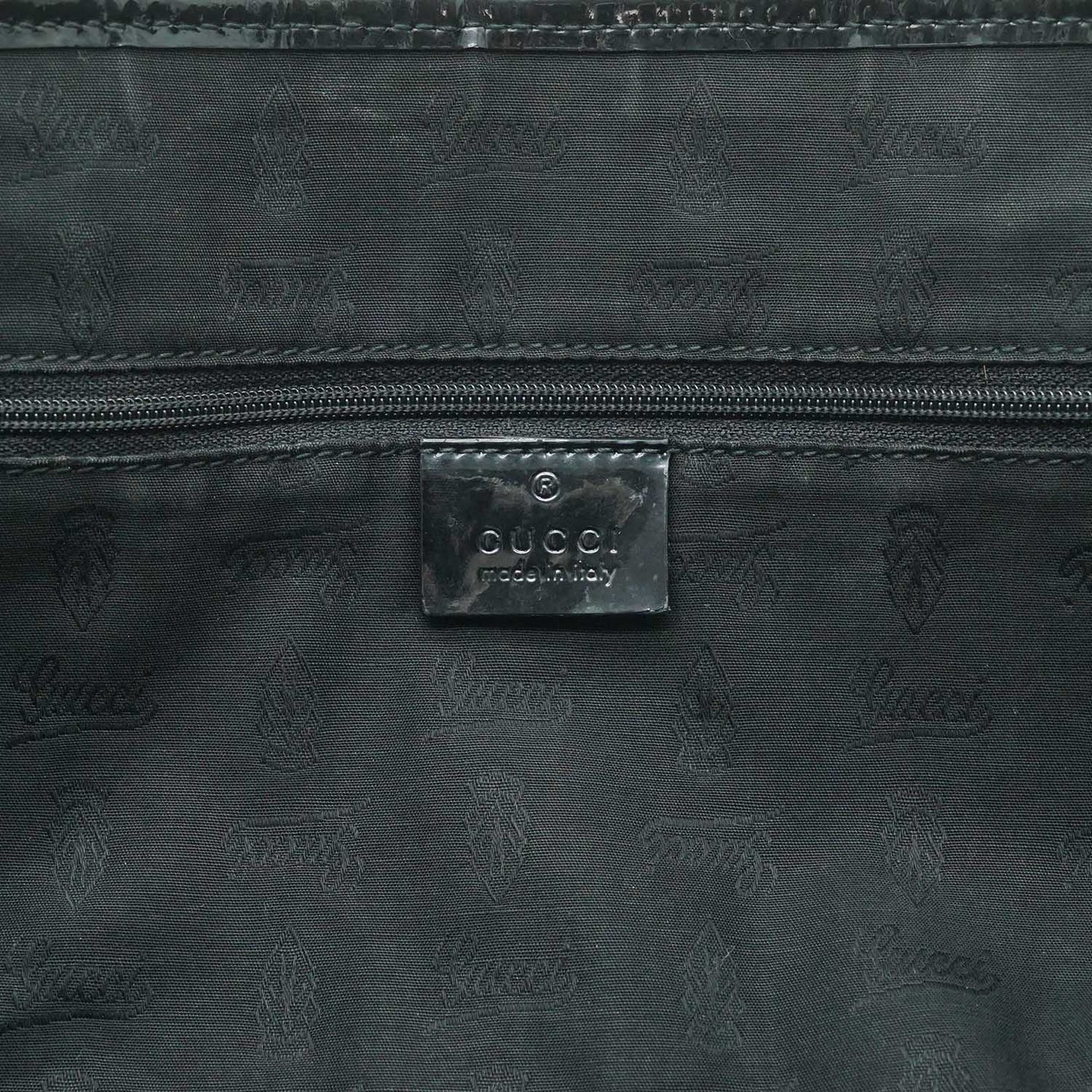 GG Enamel Canvas Charm Tote