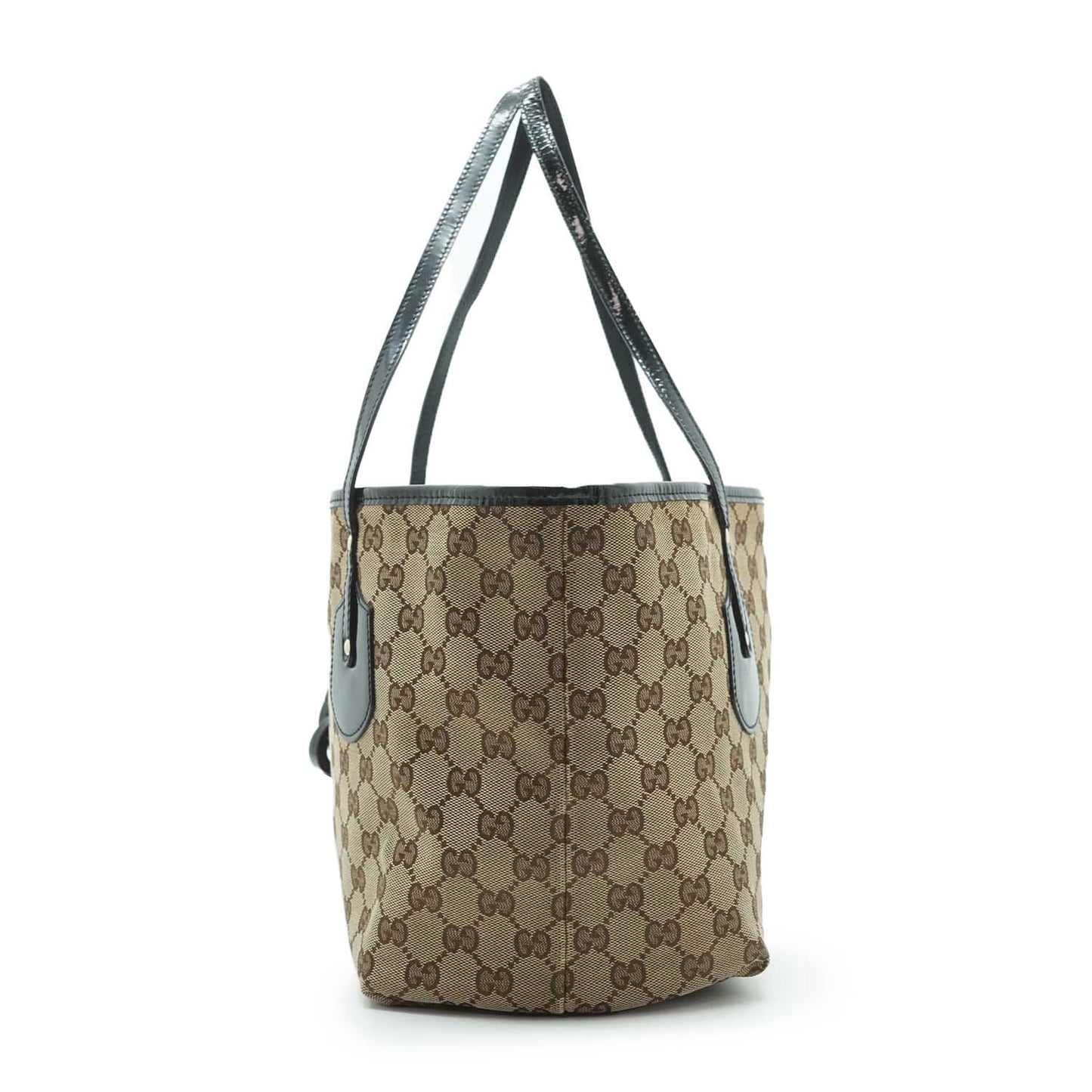 GG Enamel Canvas Charm Tote