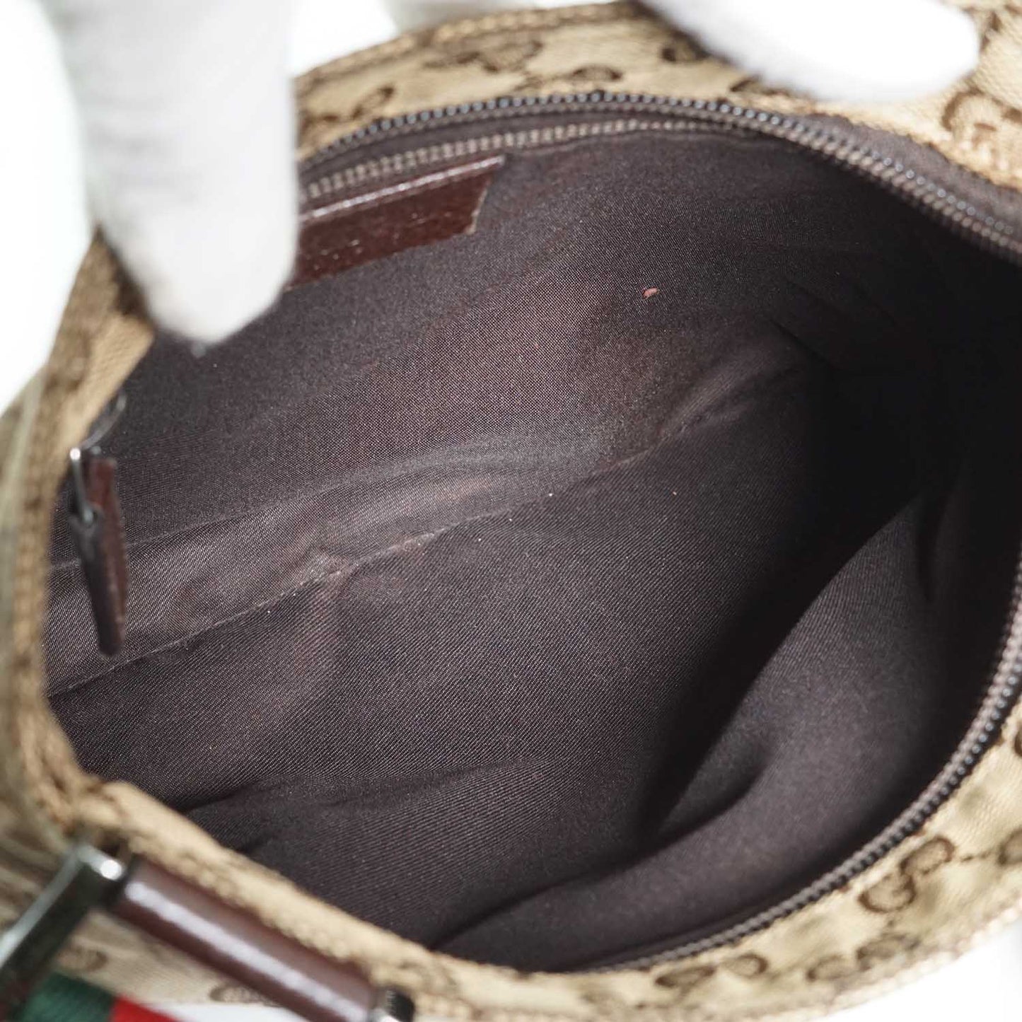 GG Canvas Sherry Line Messenger Bag