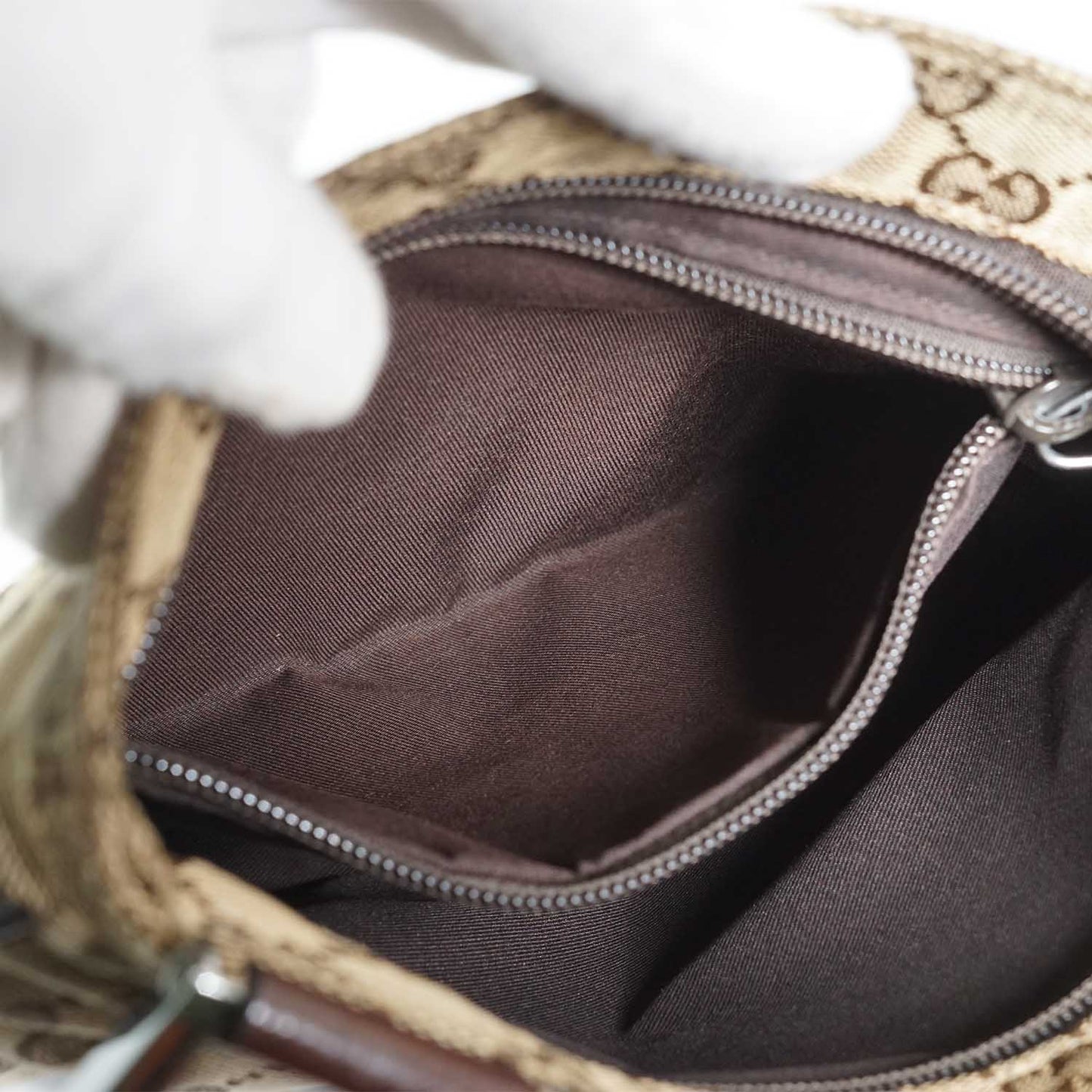 GG Canvas Sherry Line Messenger Bag