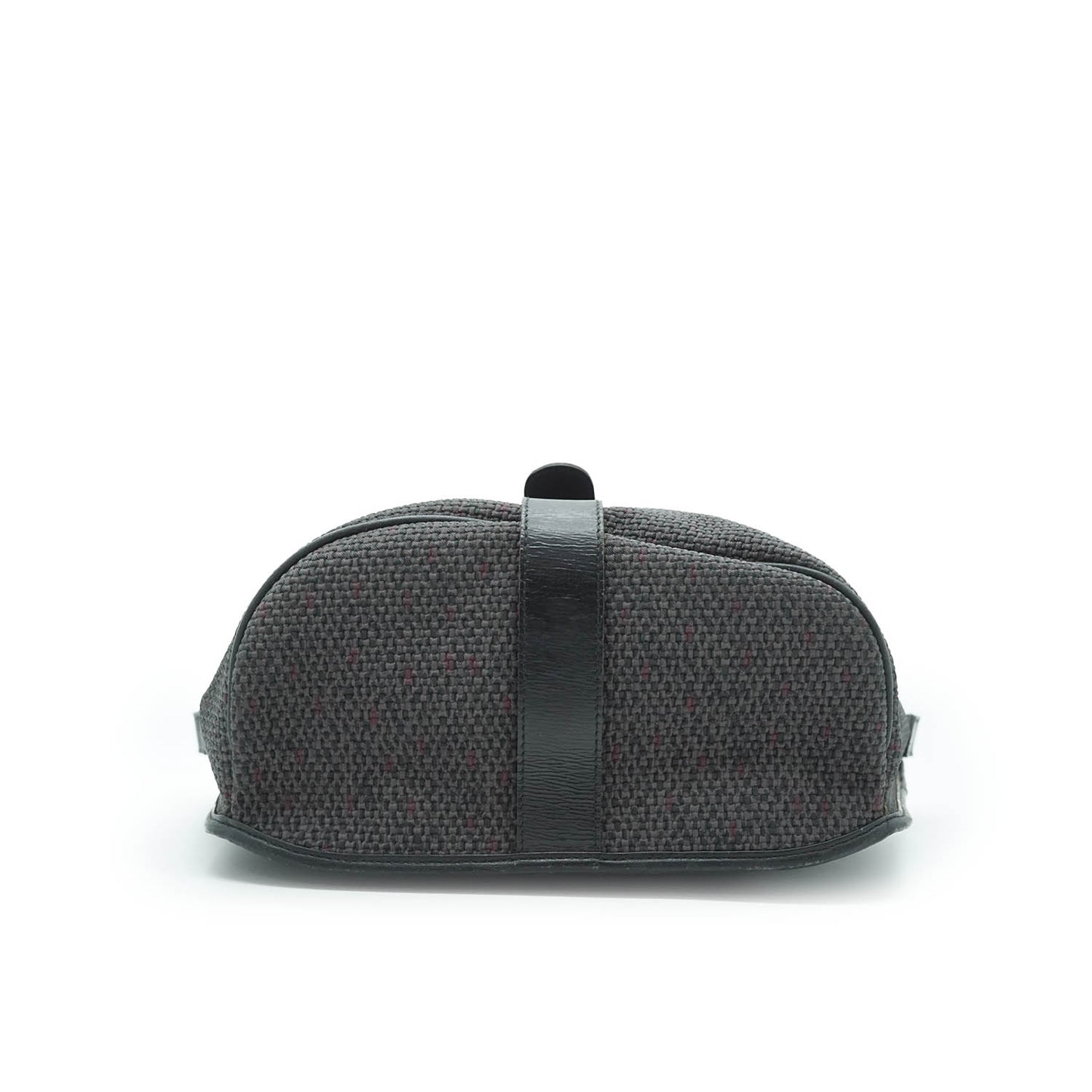 Vintage YSL Logo Plate Trapeze Crossbody Bag