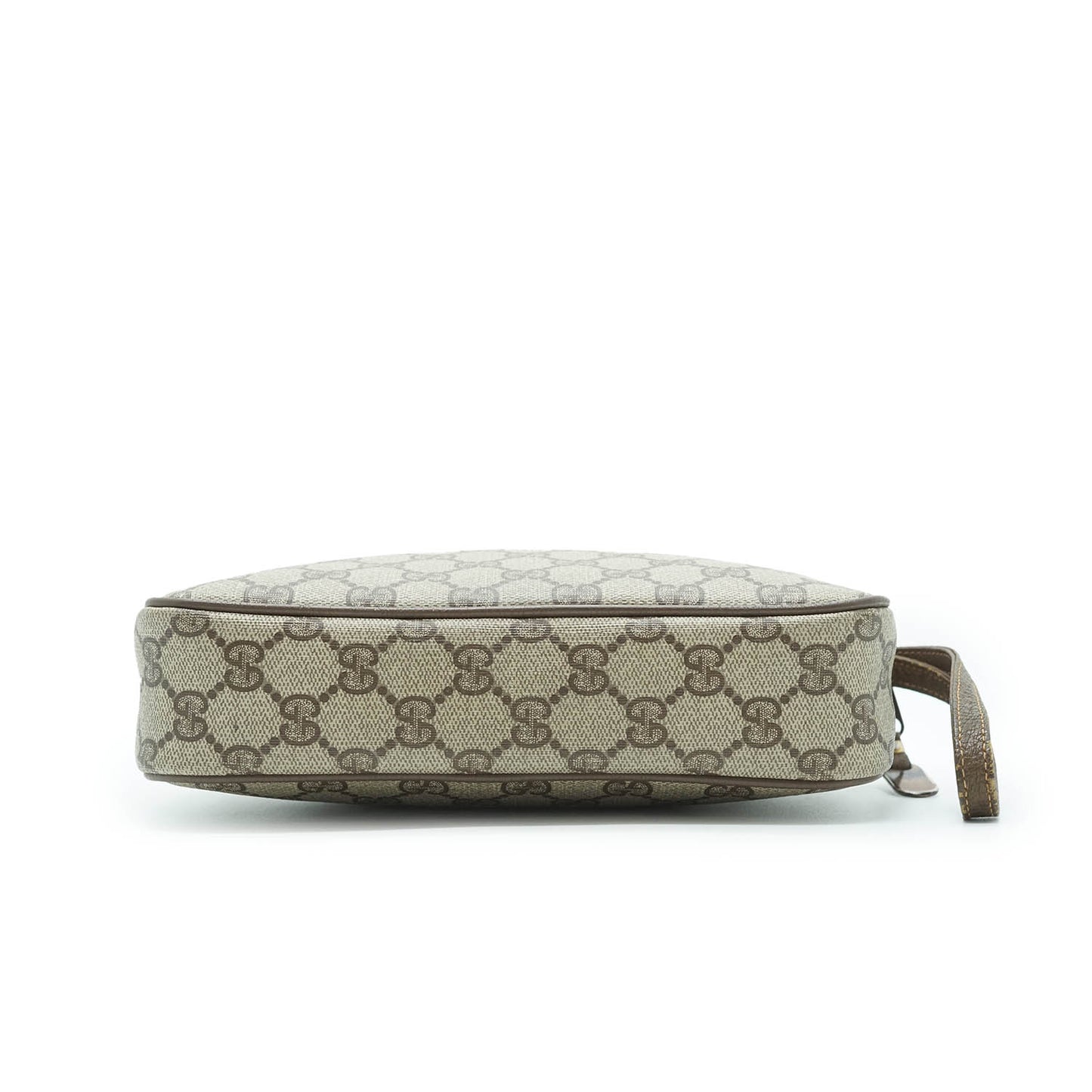 GG Supreme Coated Canvas Vintage Wristlet Pouch