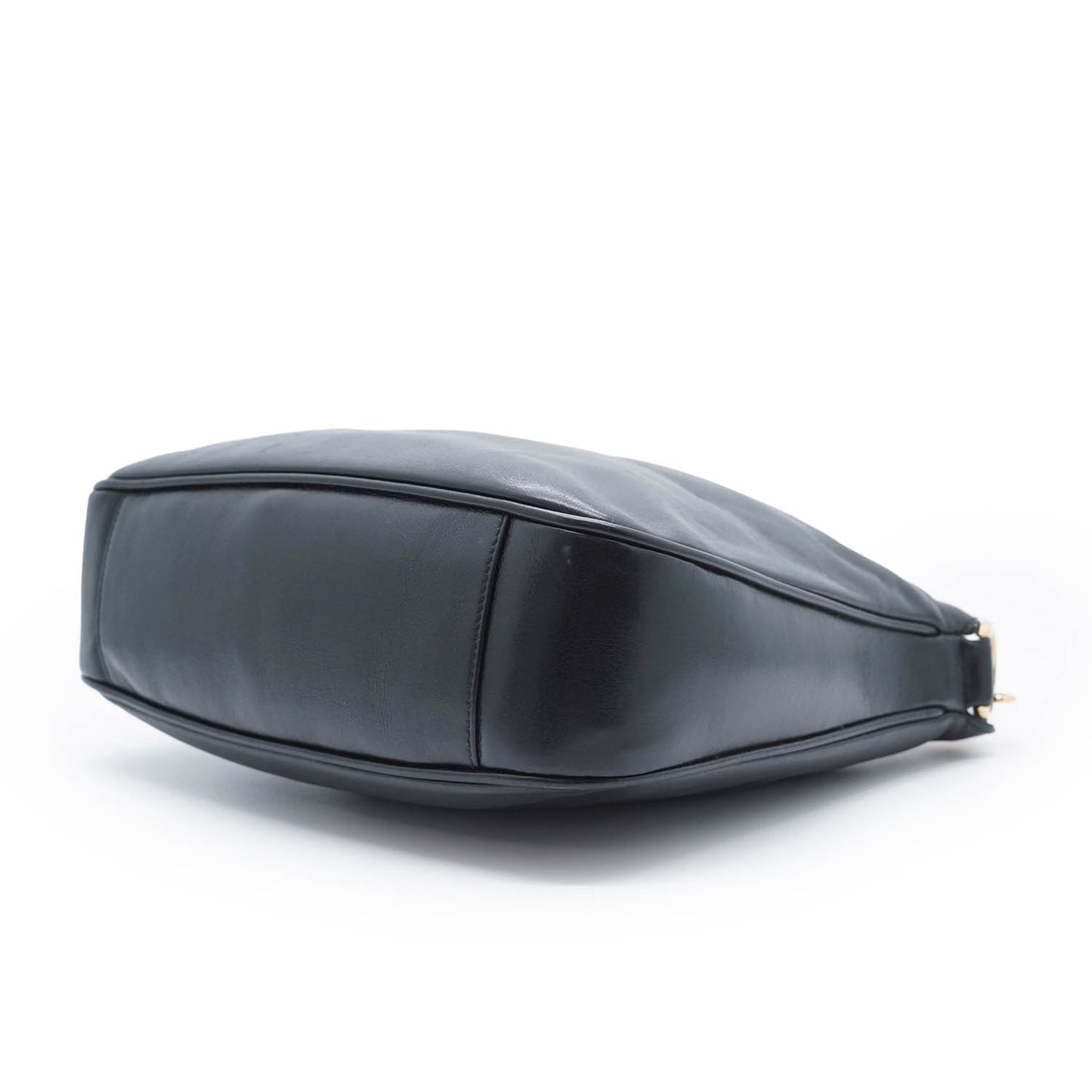 Bamboo Handle 2way Leather Tote