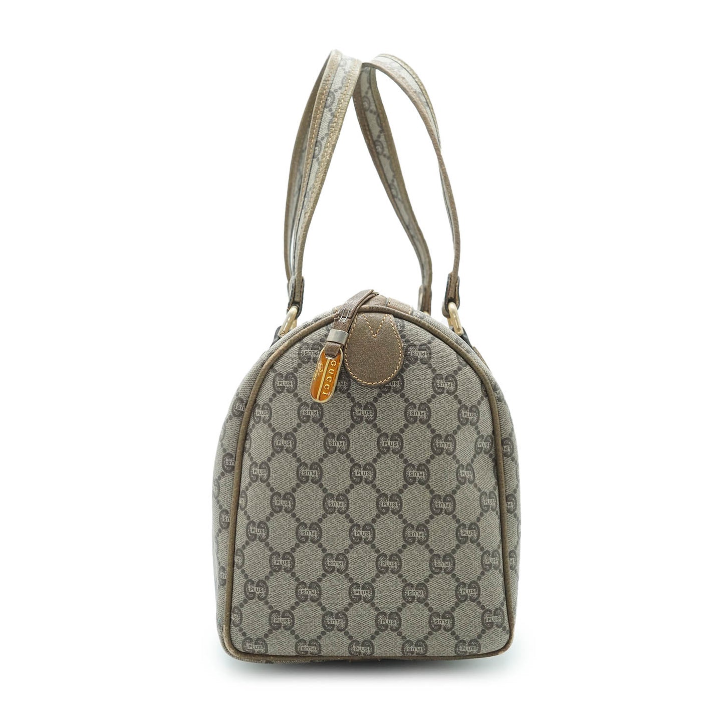 GG Supreme Gucci Plus Vintage Coated Canvas Boston Bag