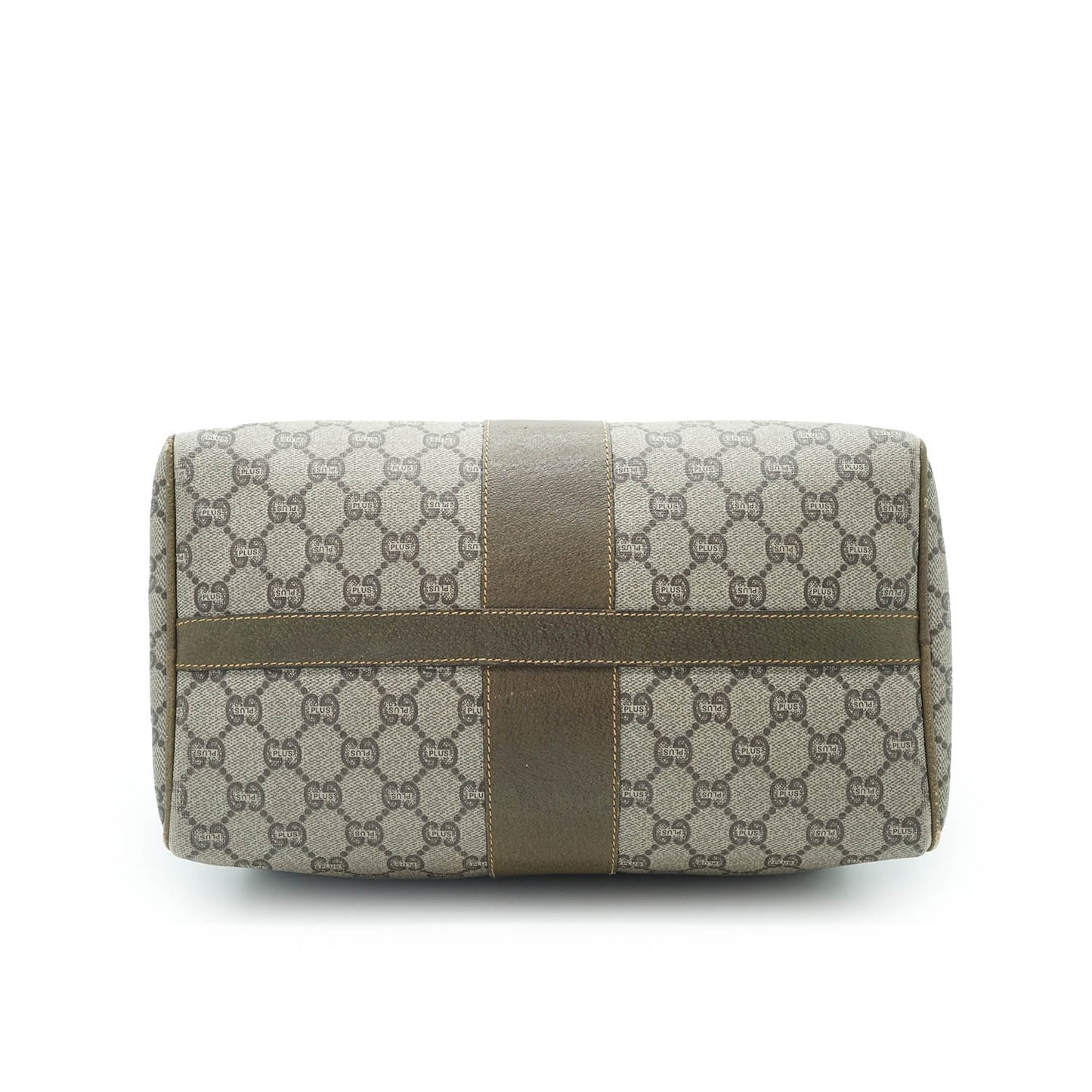 GG Supreme Gucci Plus Vintage Coated Canvas Boston Bag