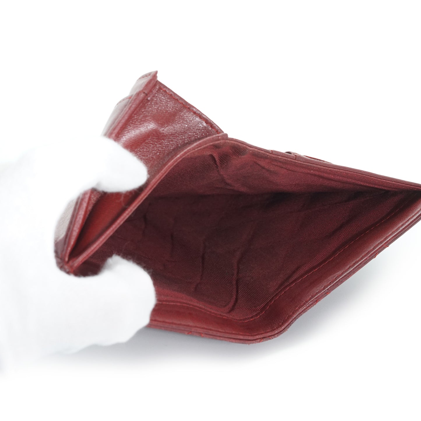 Classic Lambskin Matelasse Round Long Wallet