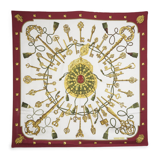 Les Clefs Or Caty Latham Silk Carre 90