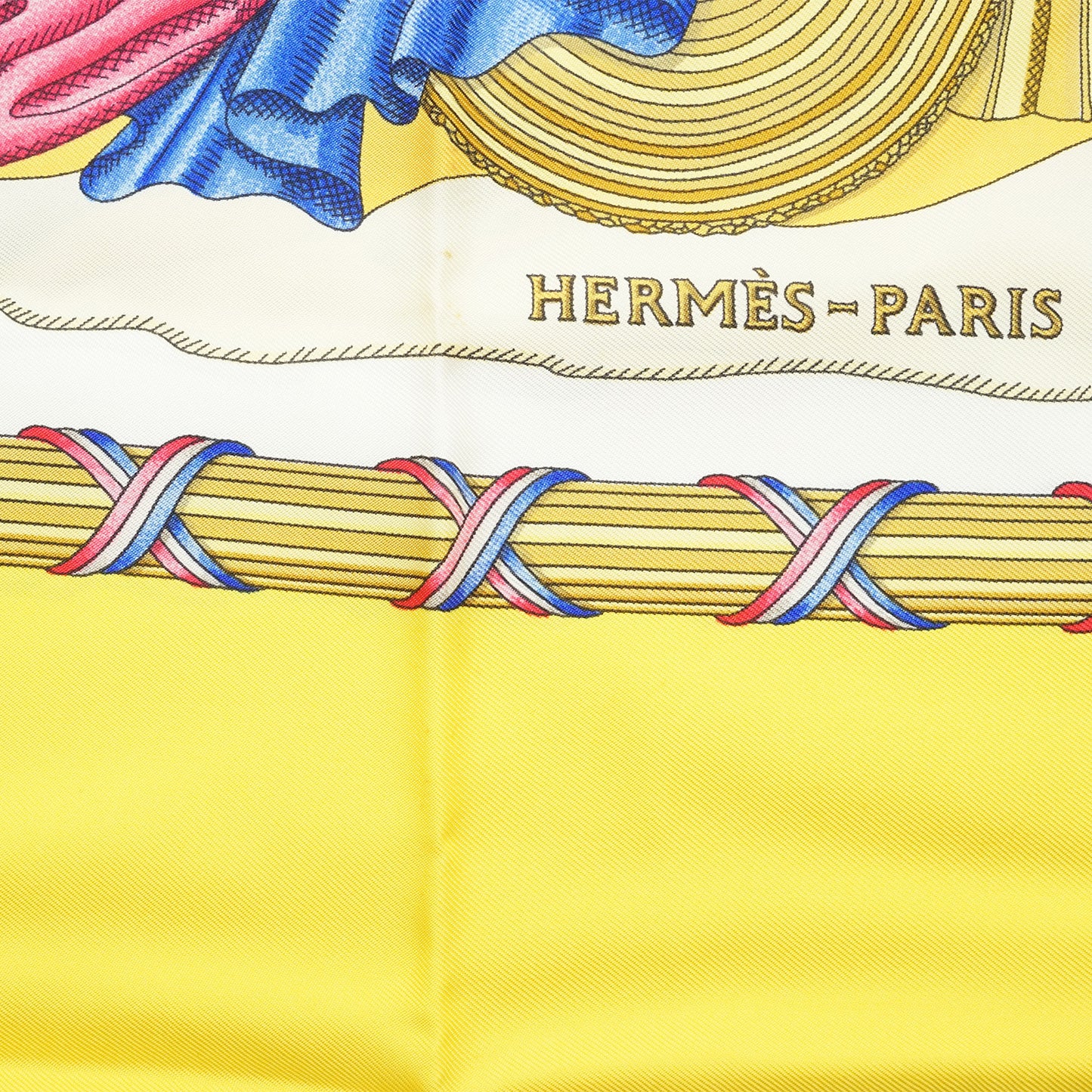 1789 Liberte Egalite Fraternite Republique Francaise Silk Carre 90