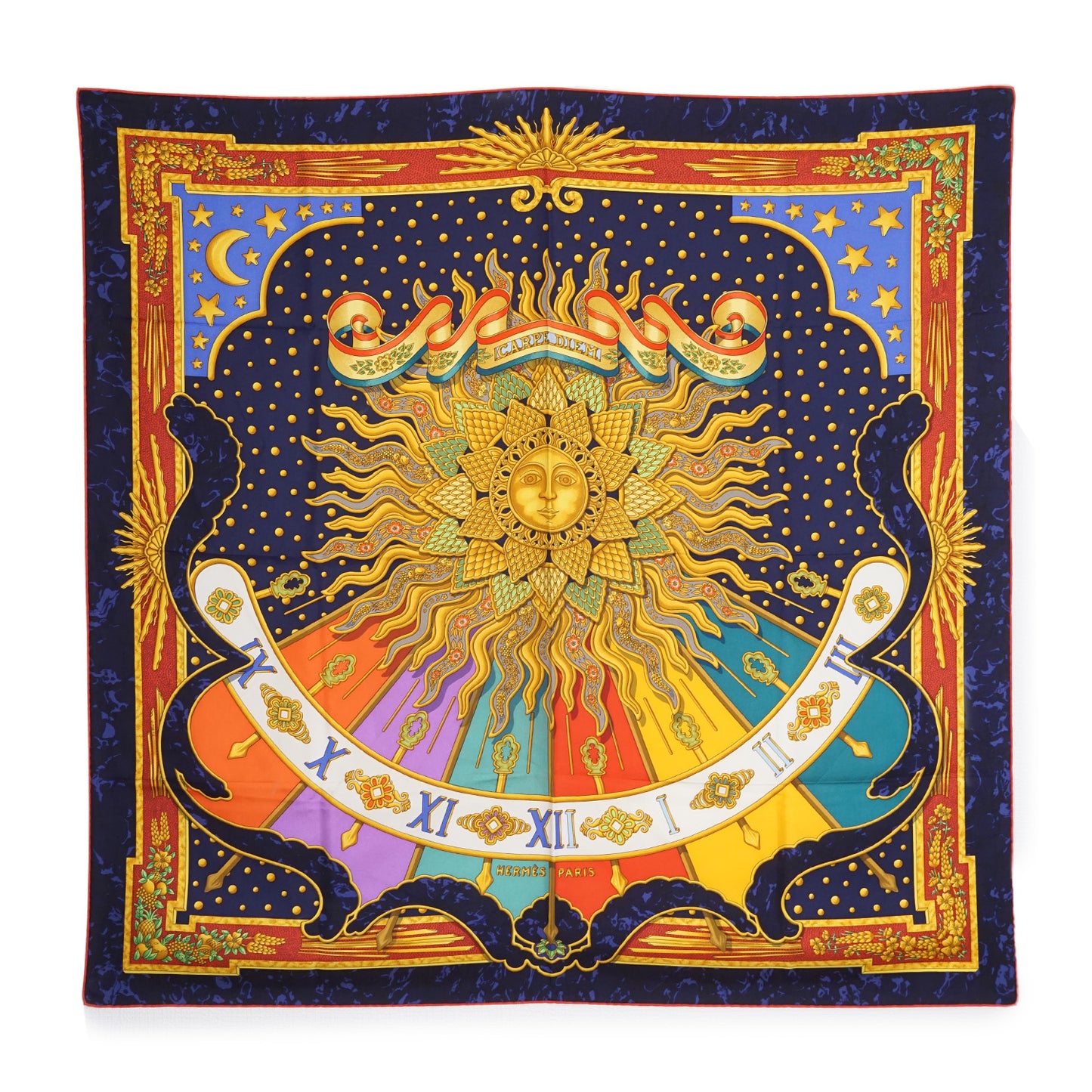 Carpe Diem Silk Carre 90