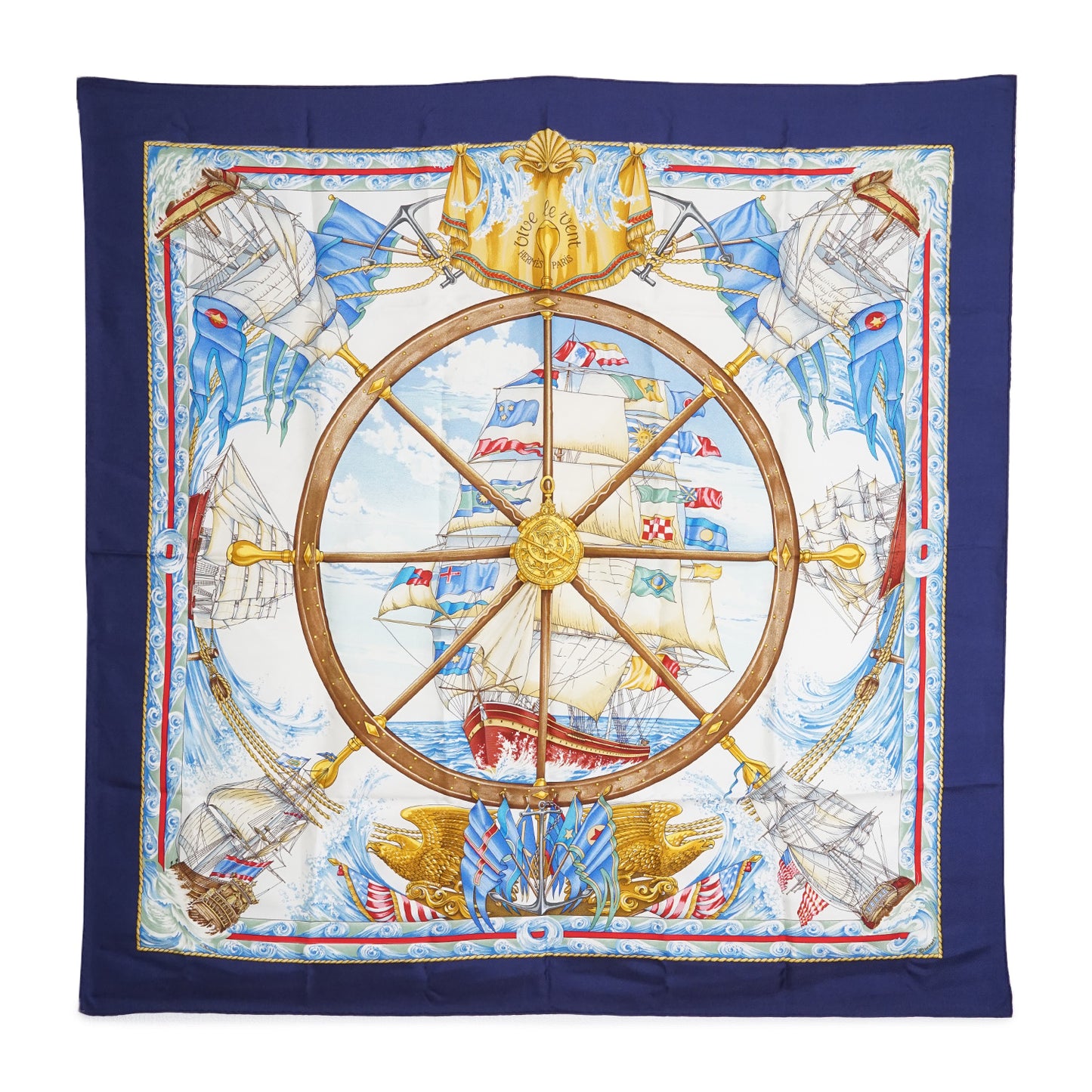 Vive le Vent Silk Carre 90