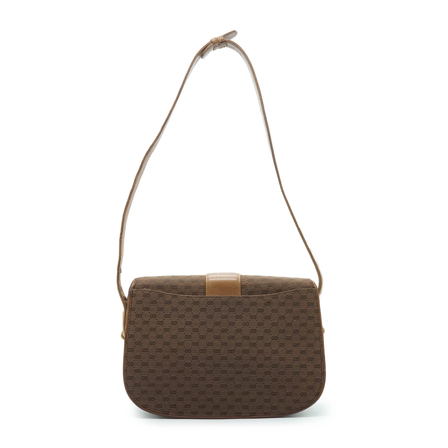 Vintage Microguccissima Jacquard Shoulder Bag