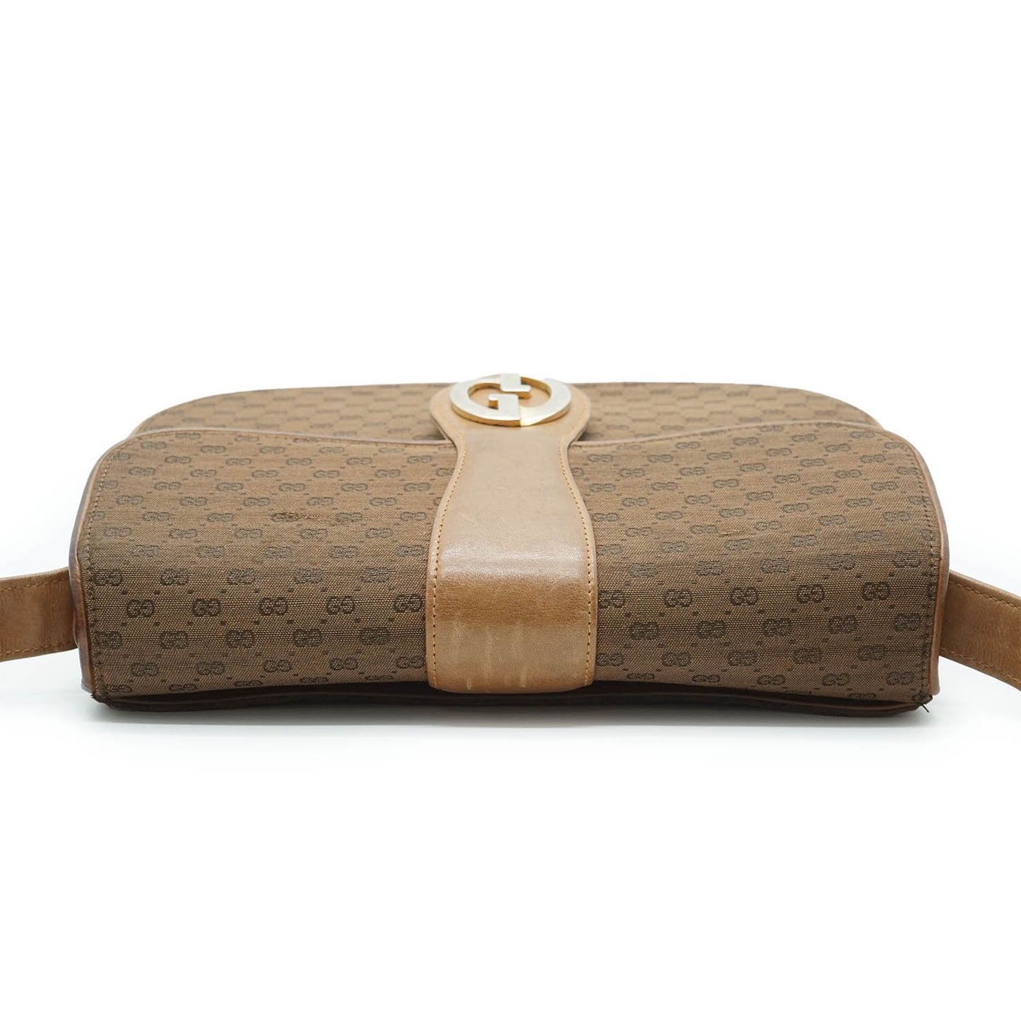 Vintage Microguccissima Jacquard Shoulder Bag
