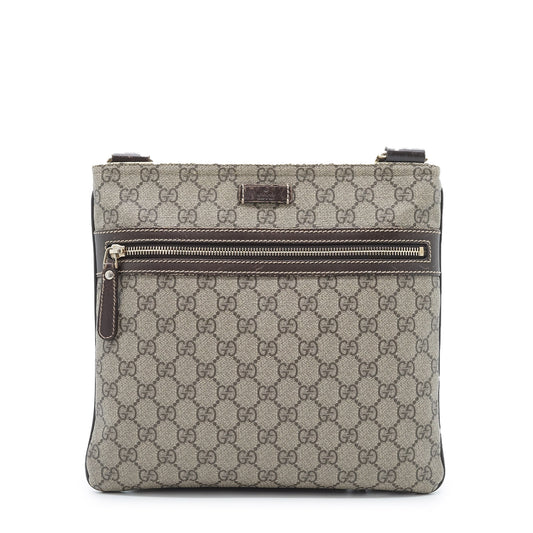GG Supreme Coated Canvas Square Messenger Bag