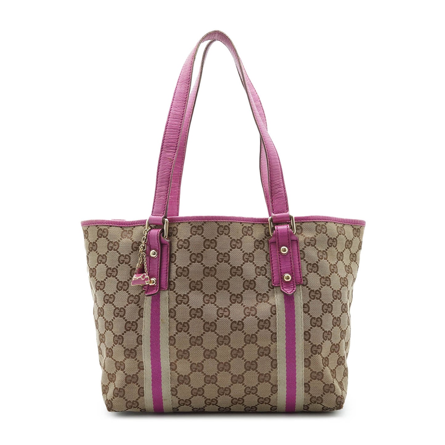 GG Canvas Tote with Charms