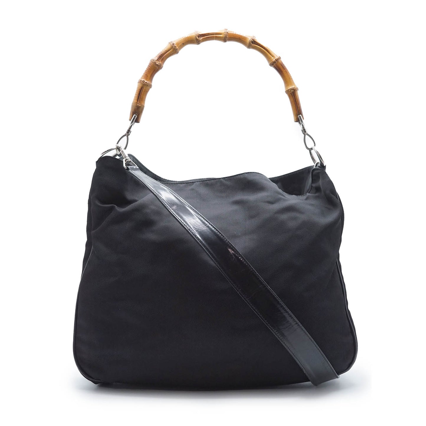 Bamboo Nylon 2way Shoulder Tote