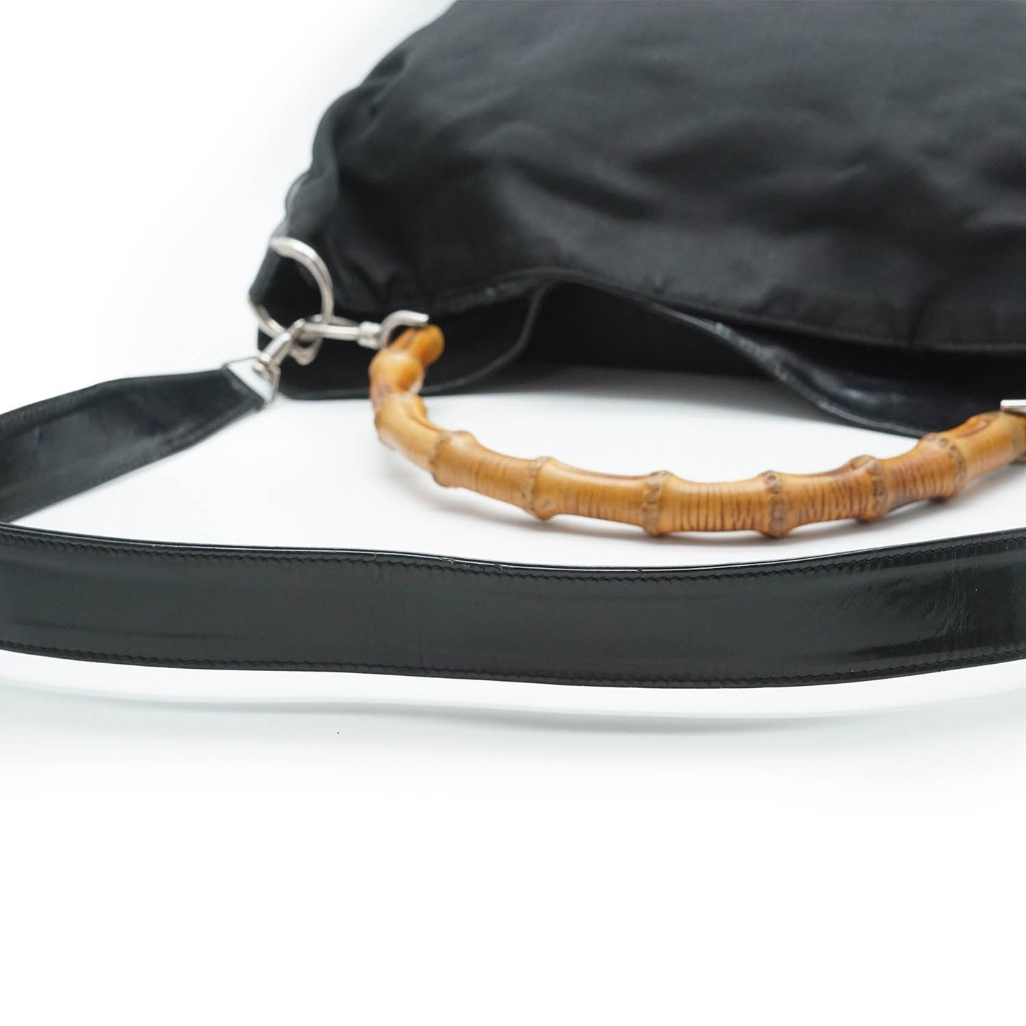 Bamboo Nylon 2way Shoulder Tote