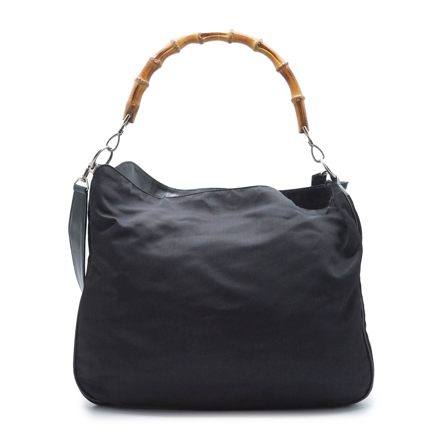 Bamboo Nylon 2way Shoulder Tote
